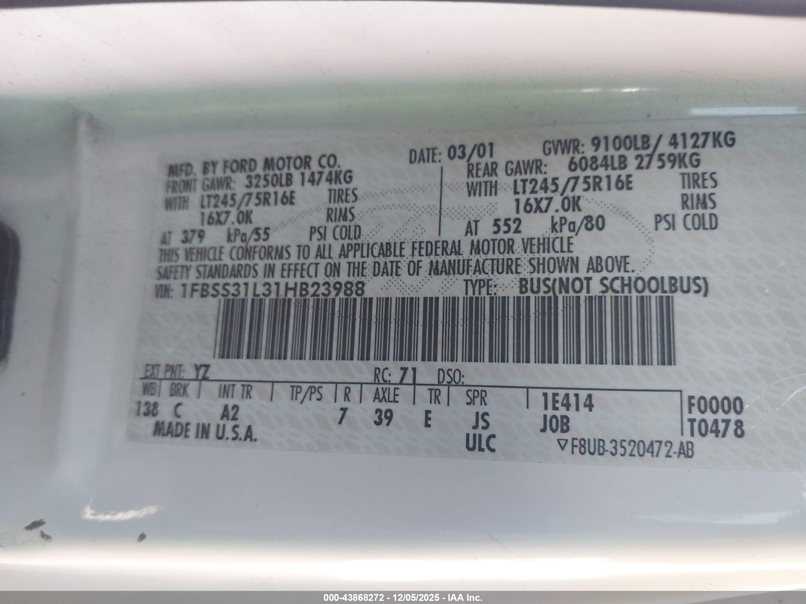 FORD E-350 image 9