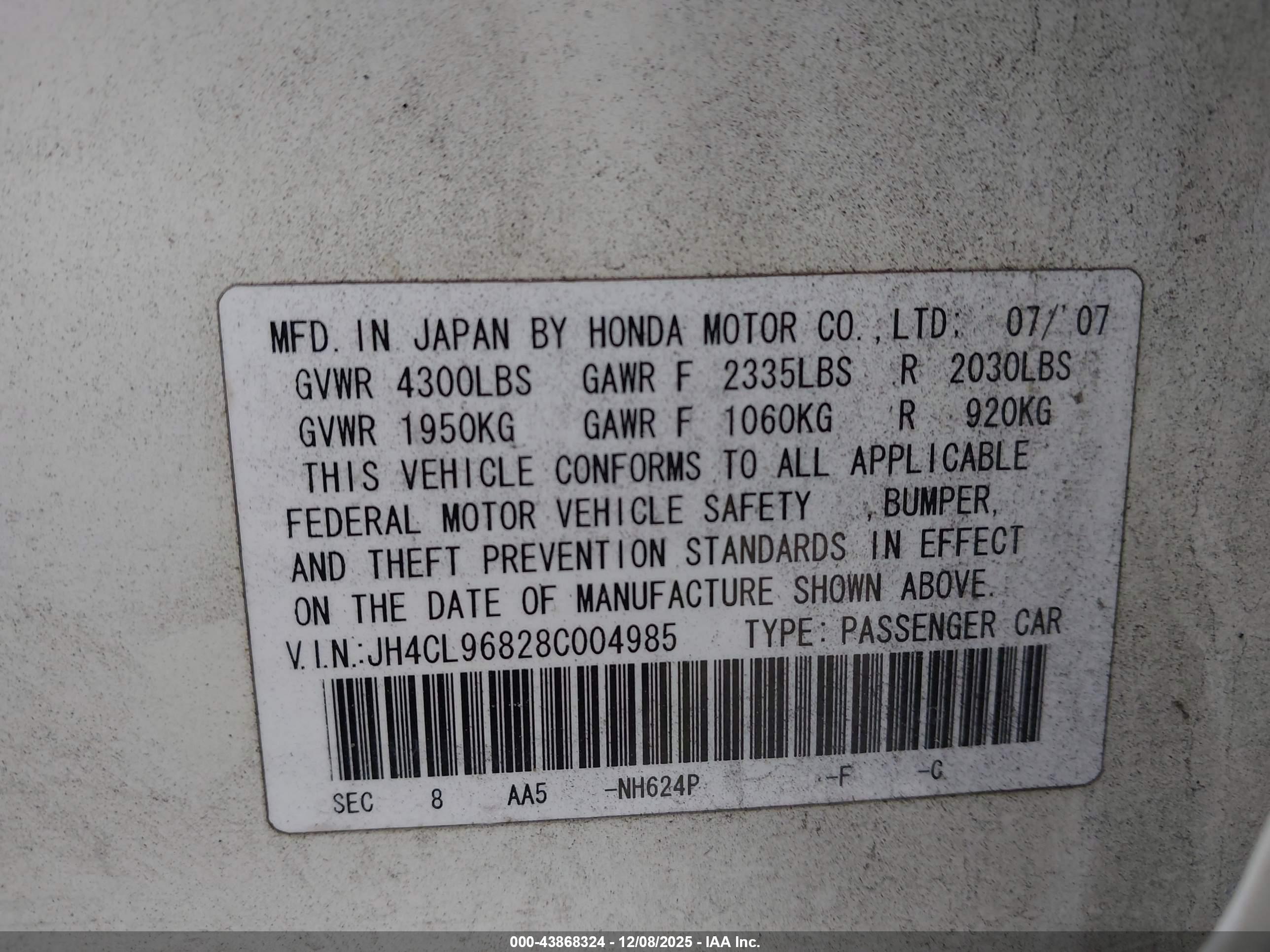 ACURA TSX image 9