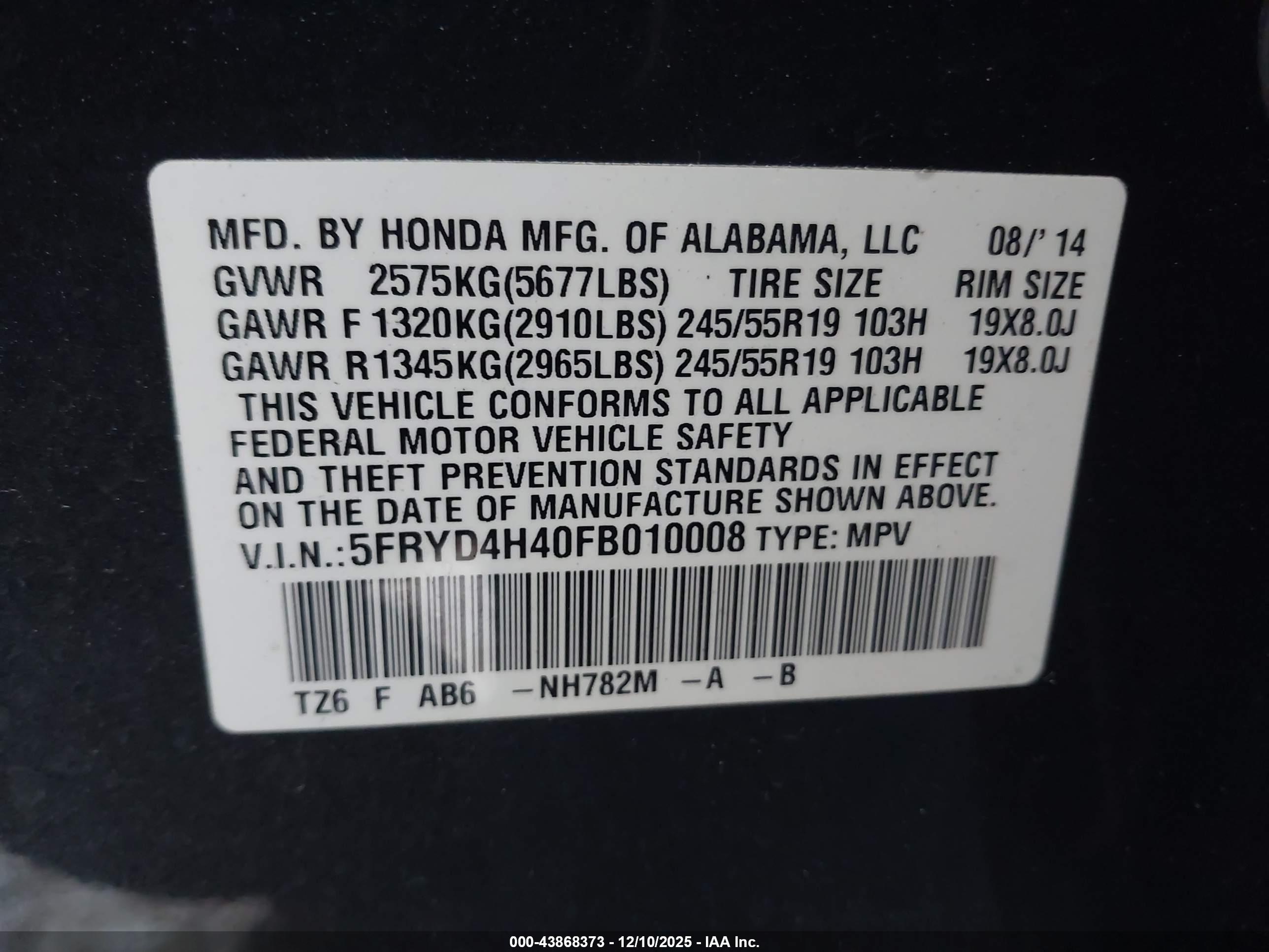 ACURA MDX image 9