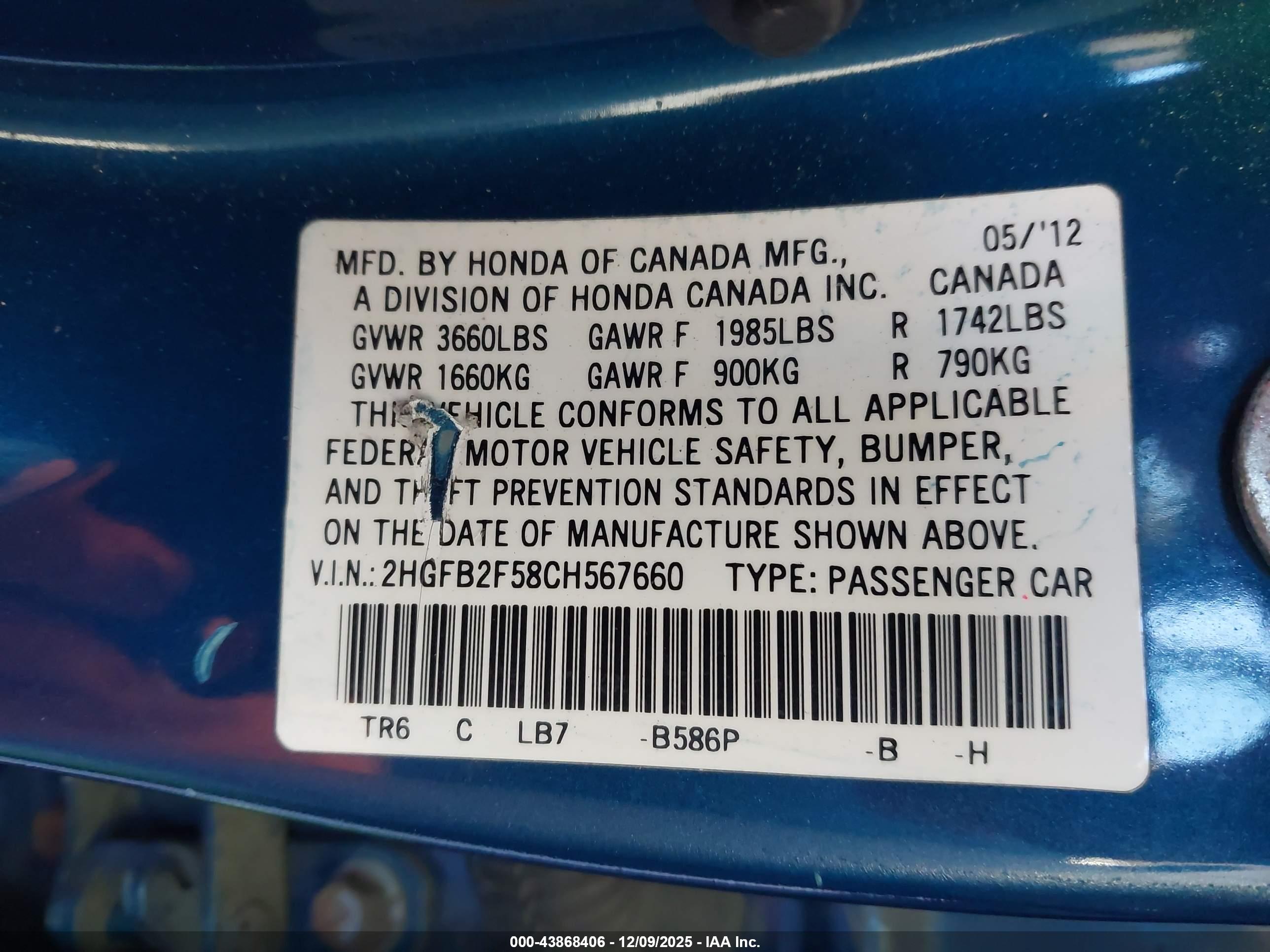 HONDA CIVIC image 9