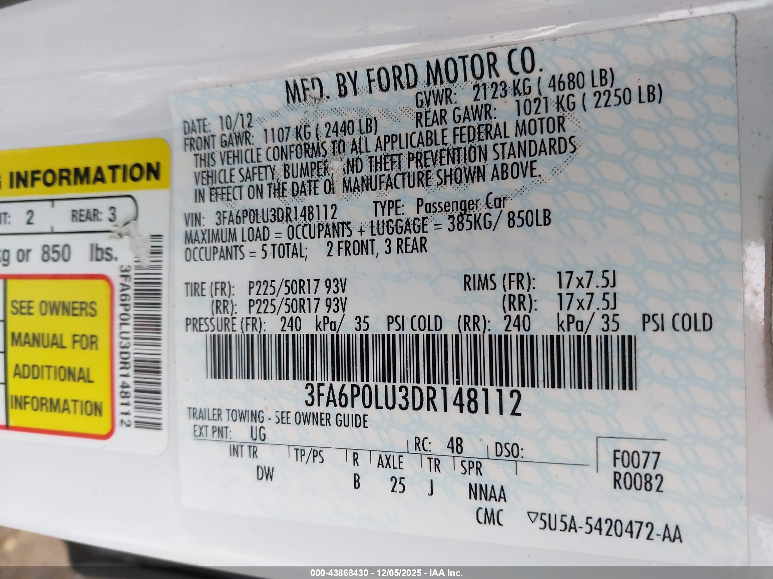 FORD FUSION image 9