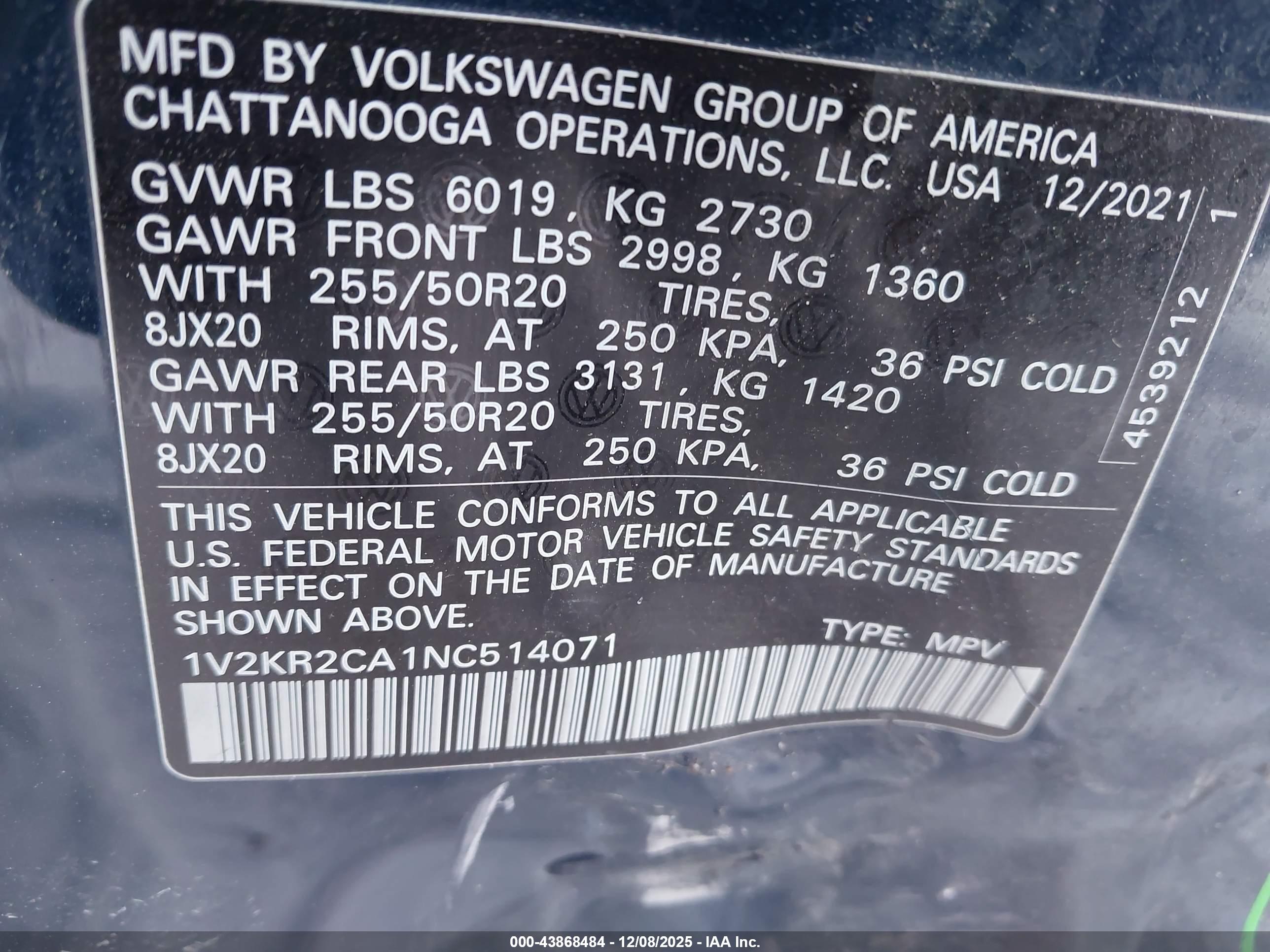 VOLKSWAGEN ATLAS image 9