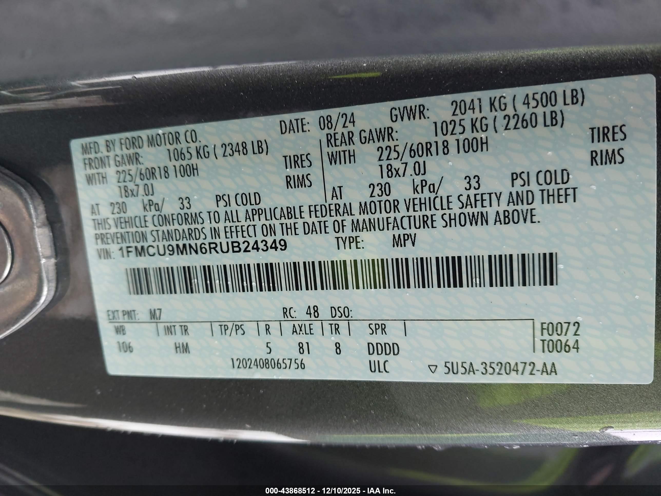 FORD ESCAPE image 9