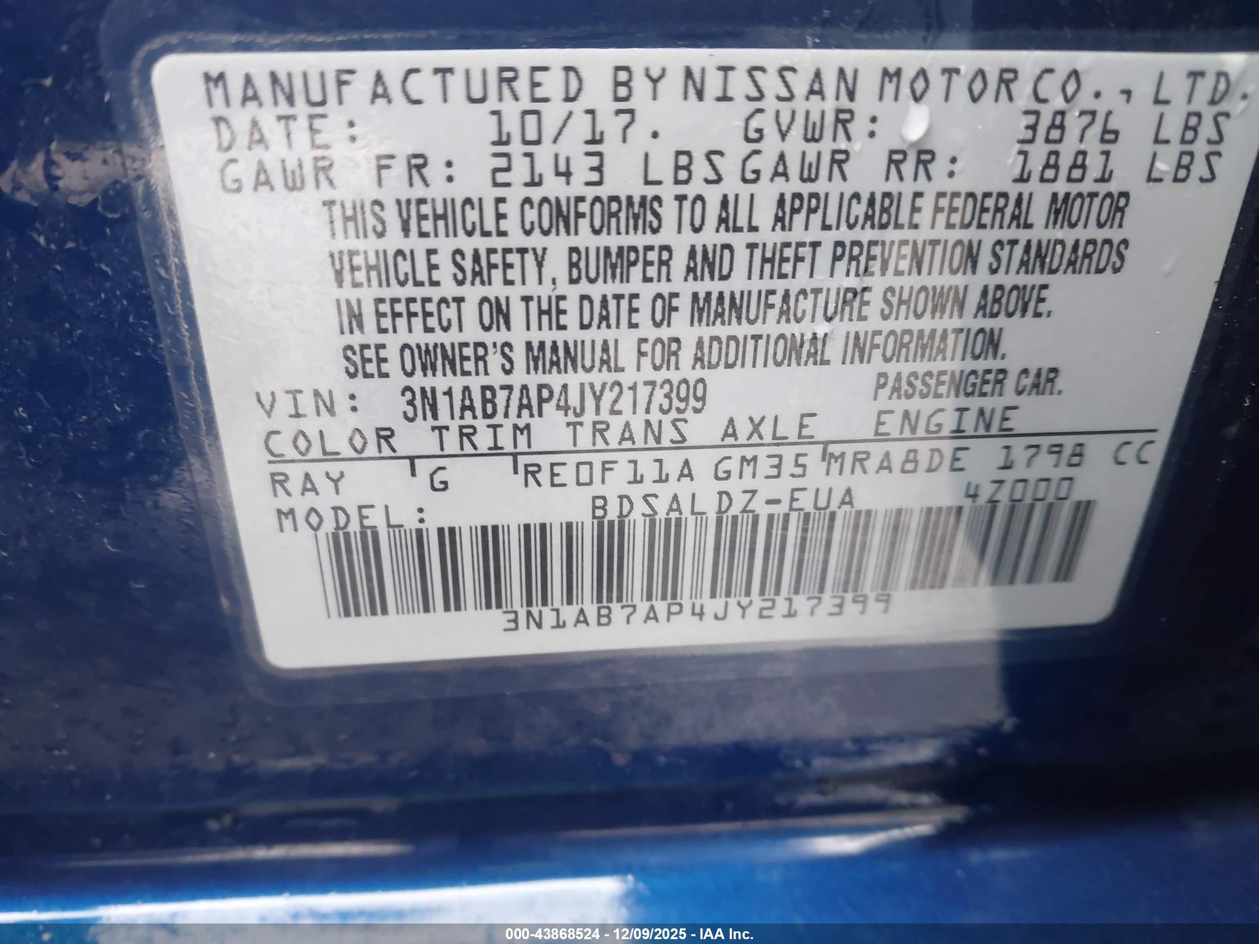 NISSAN SENTRA image 9