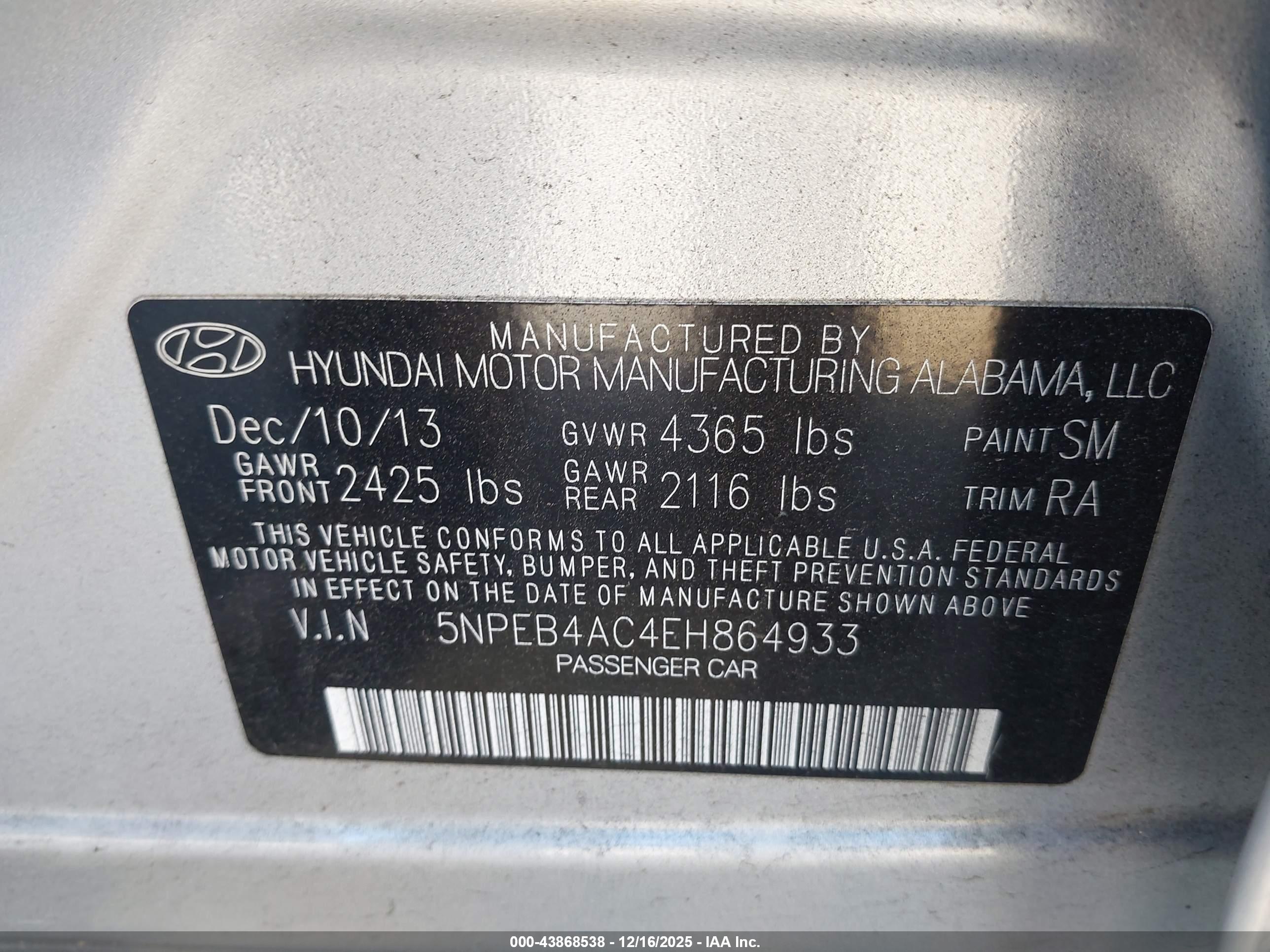 HYUNDAI SONATA image 9