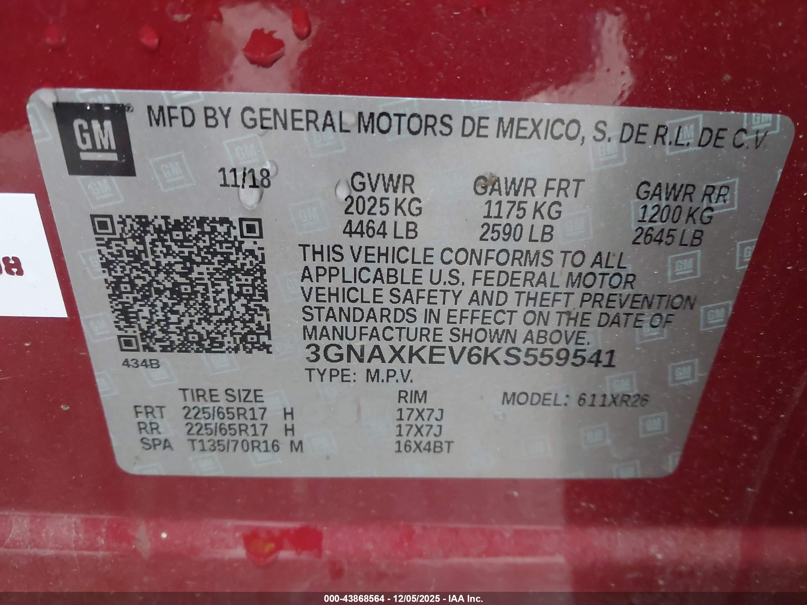 CHEVROLET EQUINOX image 9