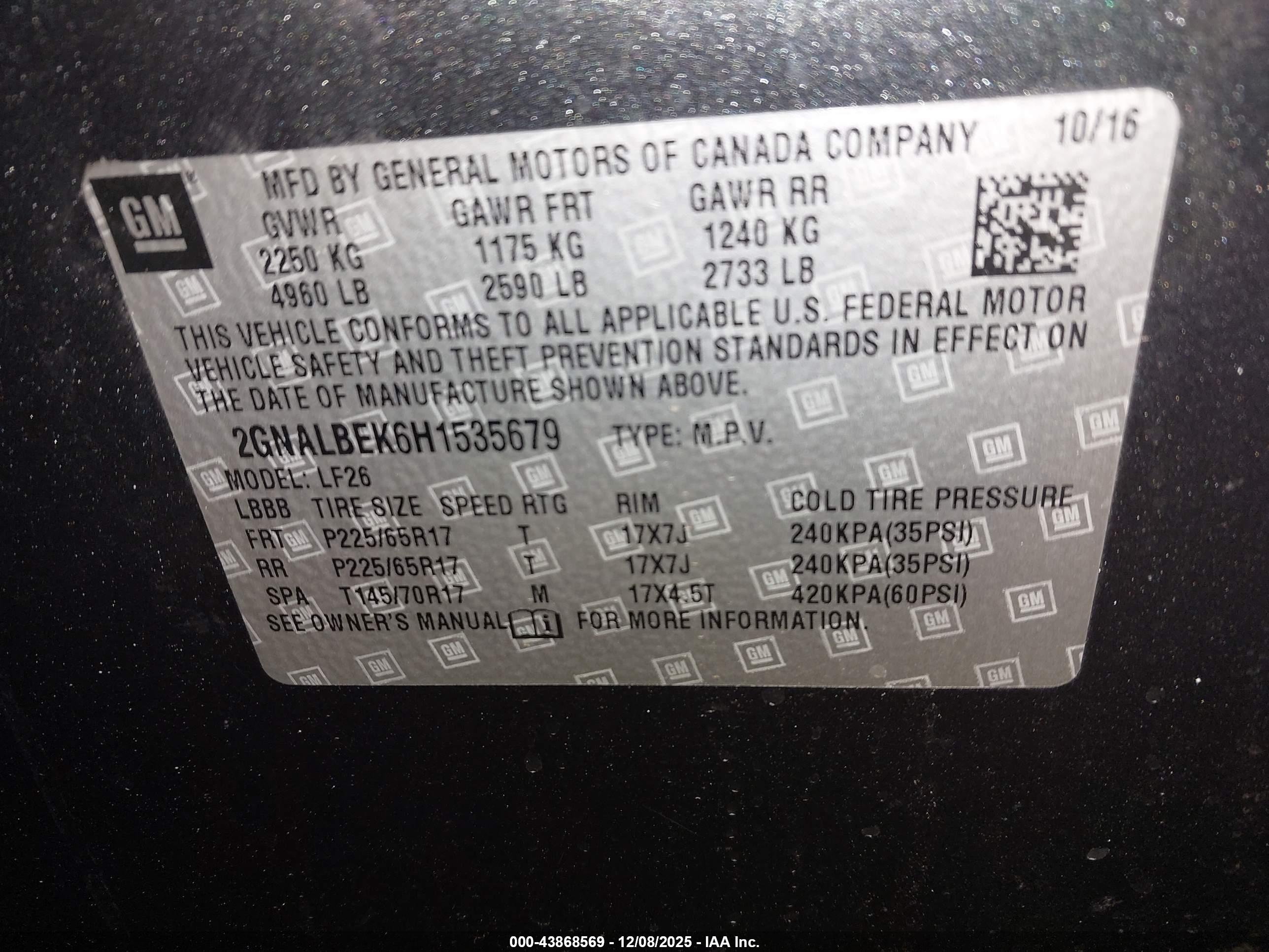 CHEVROLET EQUINOX image 9