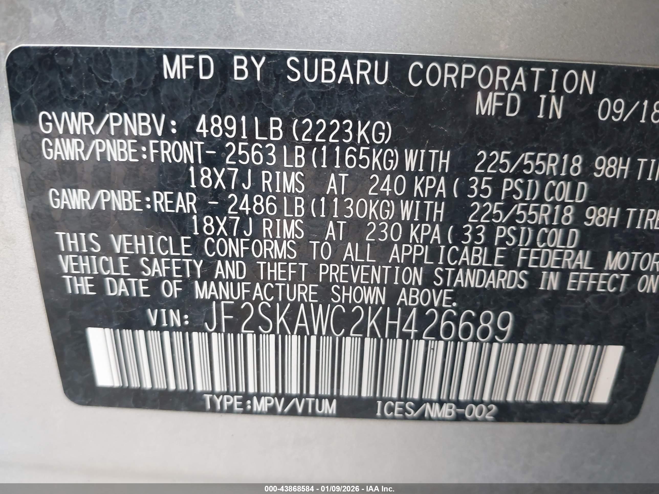 SUBARU FORESTER image 9
