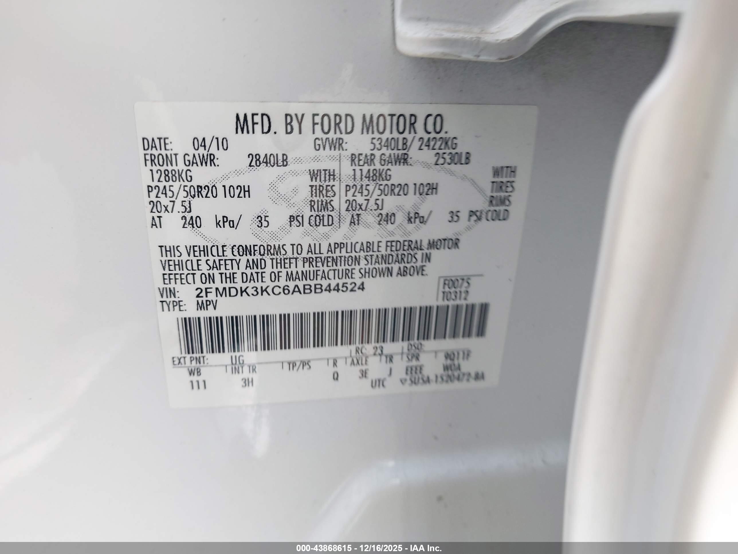 FORD EDGE image 9