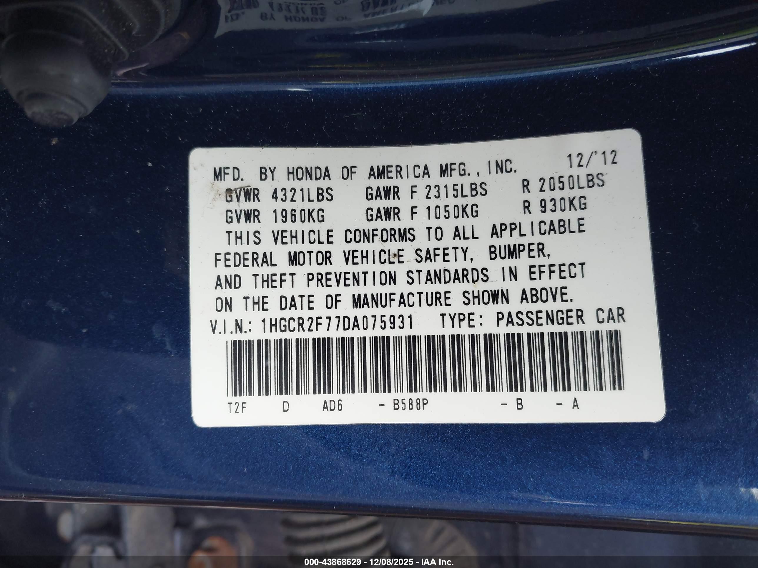 HONDA ACCORD image 9