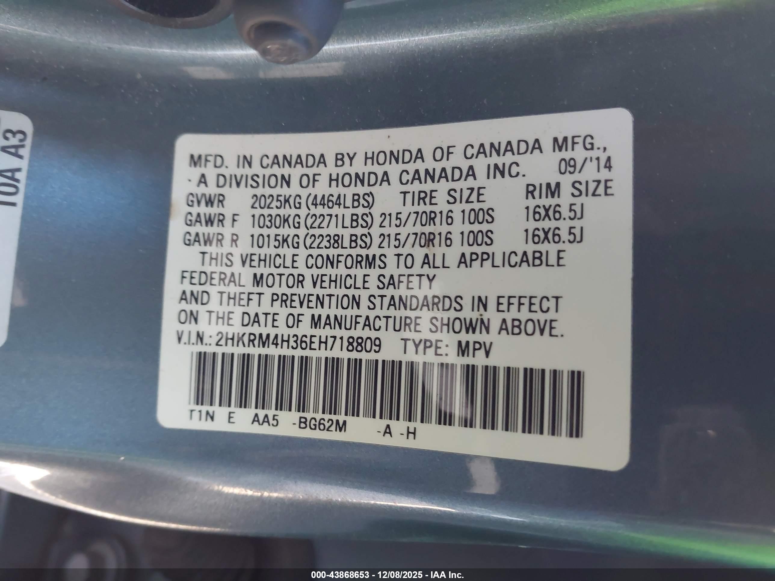 HONDA CR-V image 9