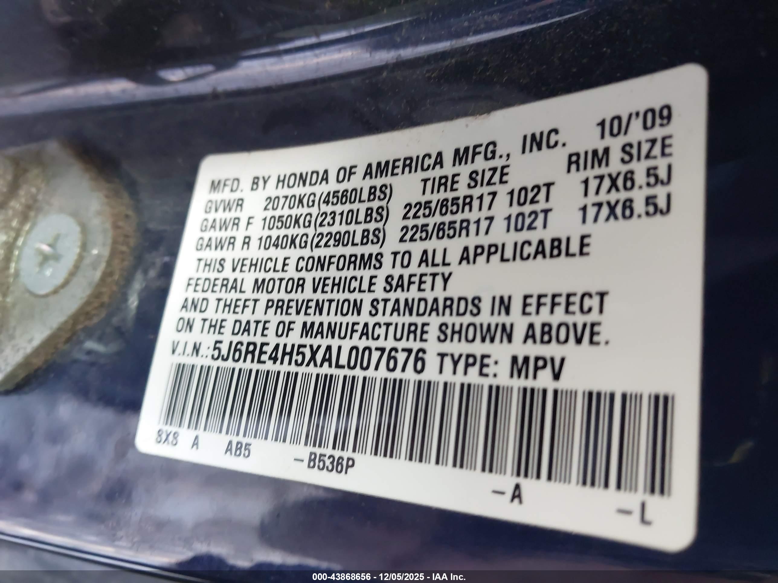 HONDA CR-V image 9