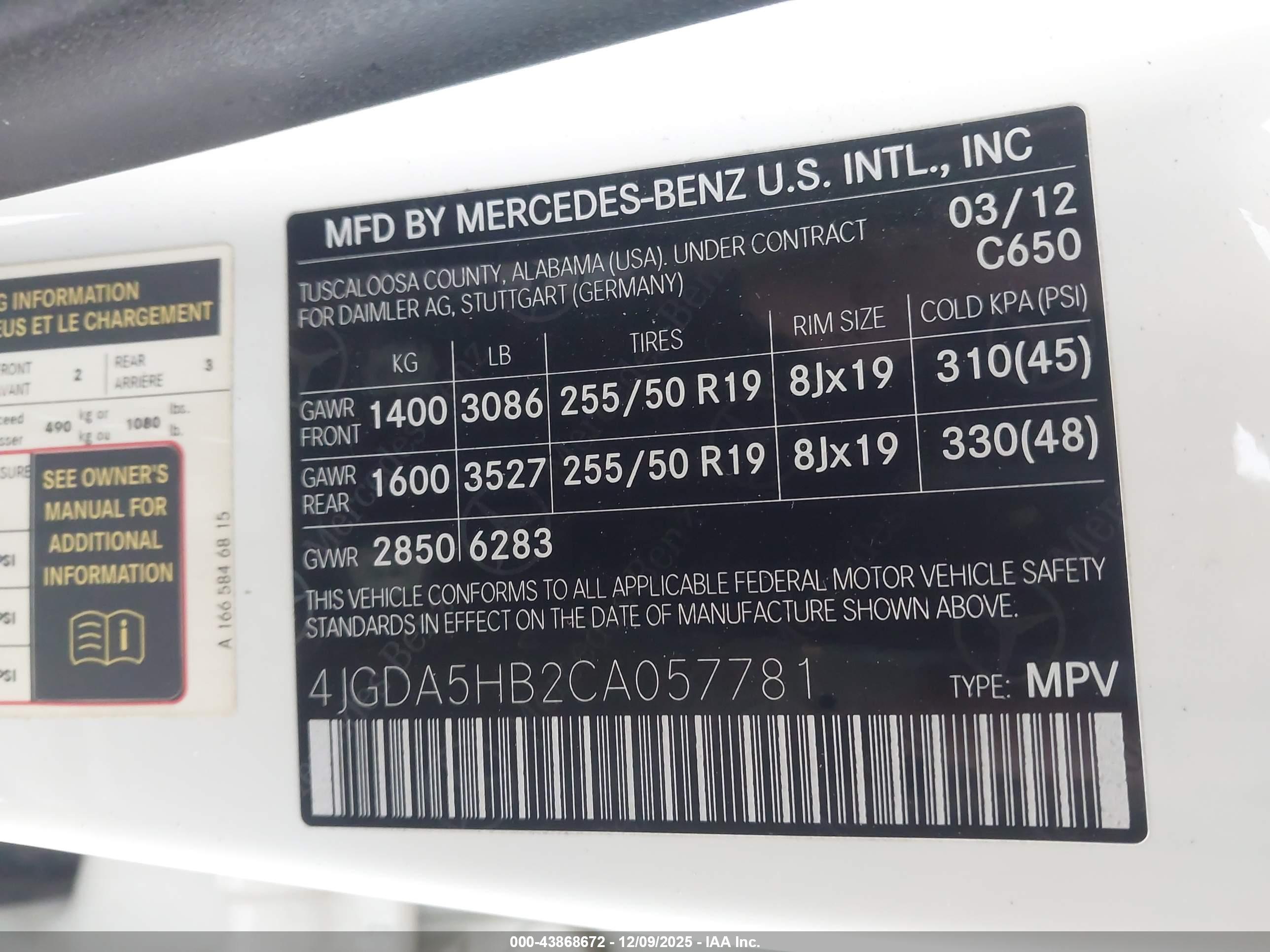 MERCEDES-BENZ ML image 9