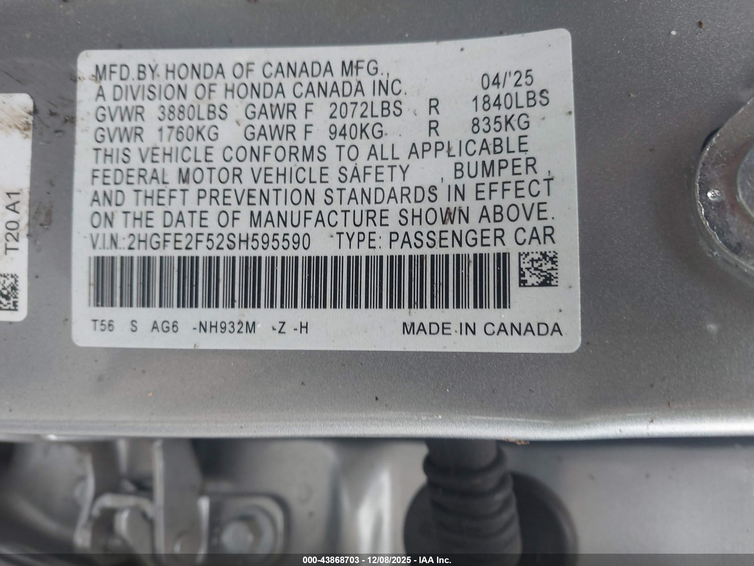 HONDA CIVIC image 9