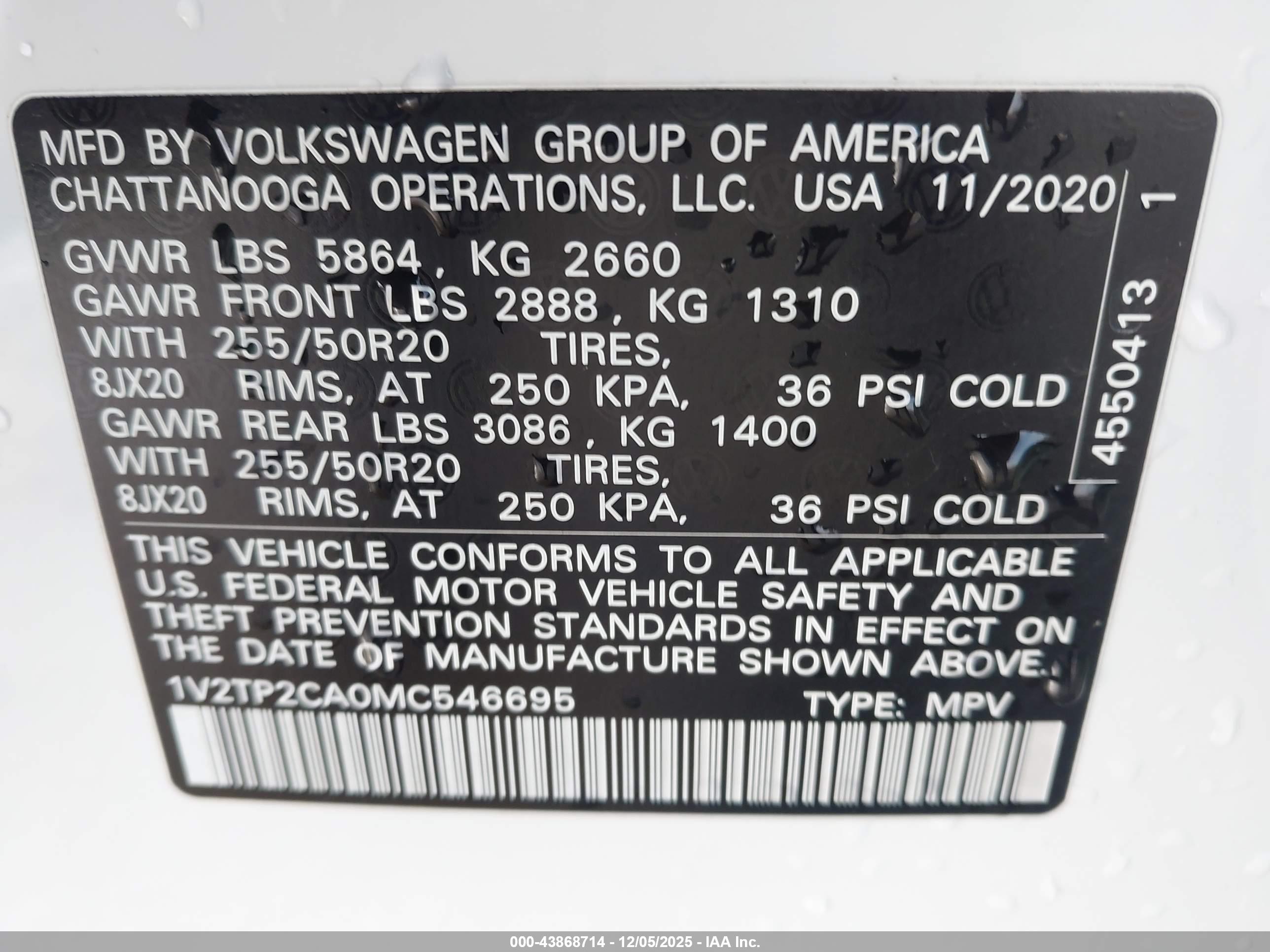 VOLKSWAGEN ATLAS image 9
