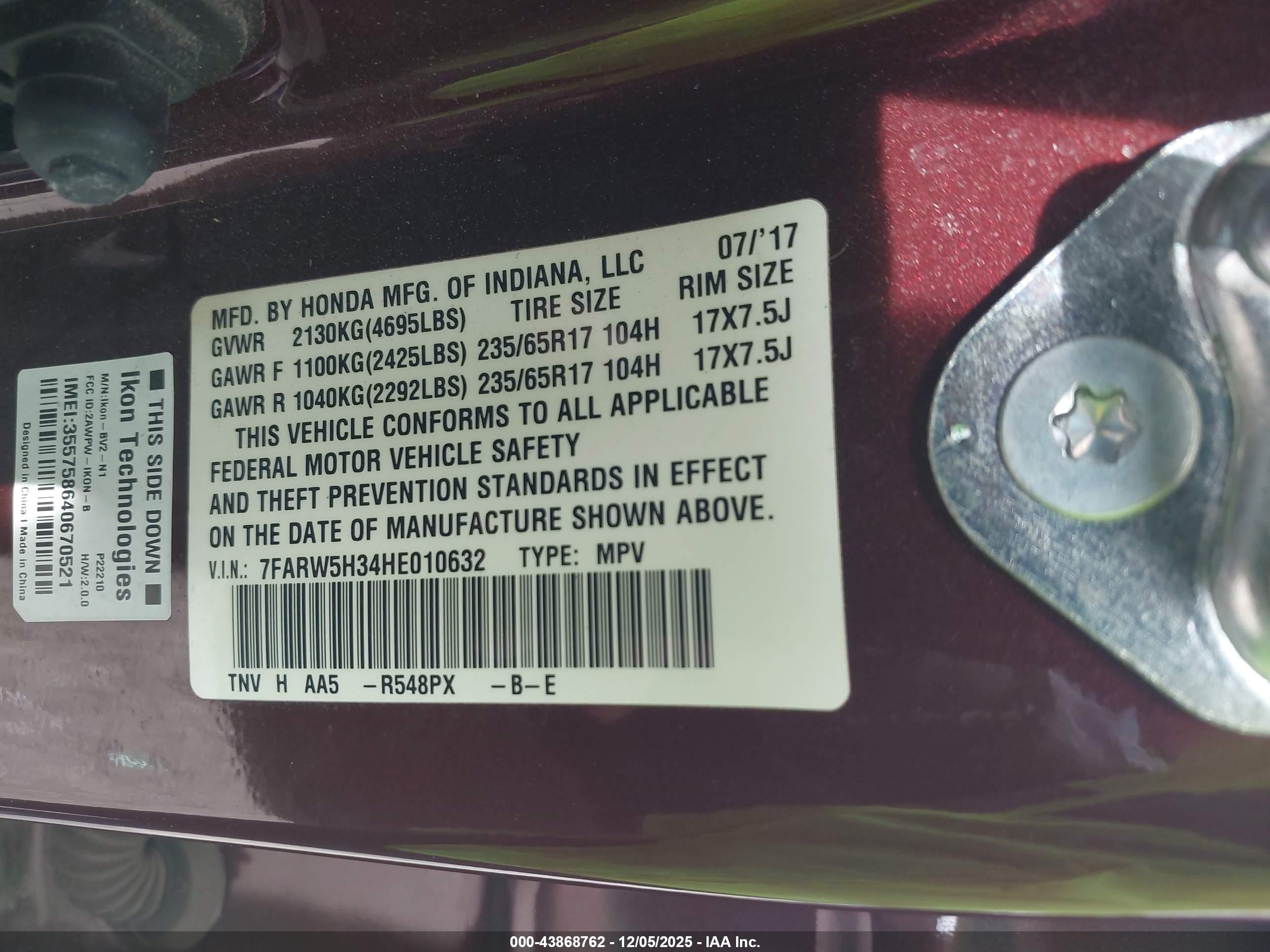 HONDA CR-V image 9