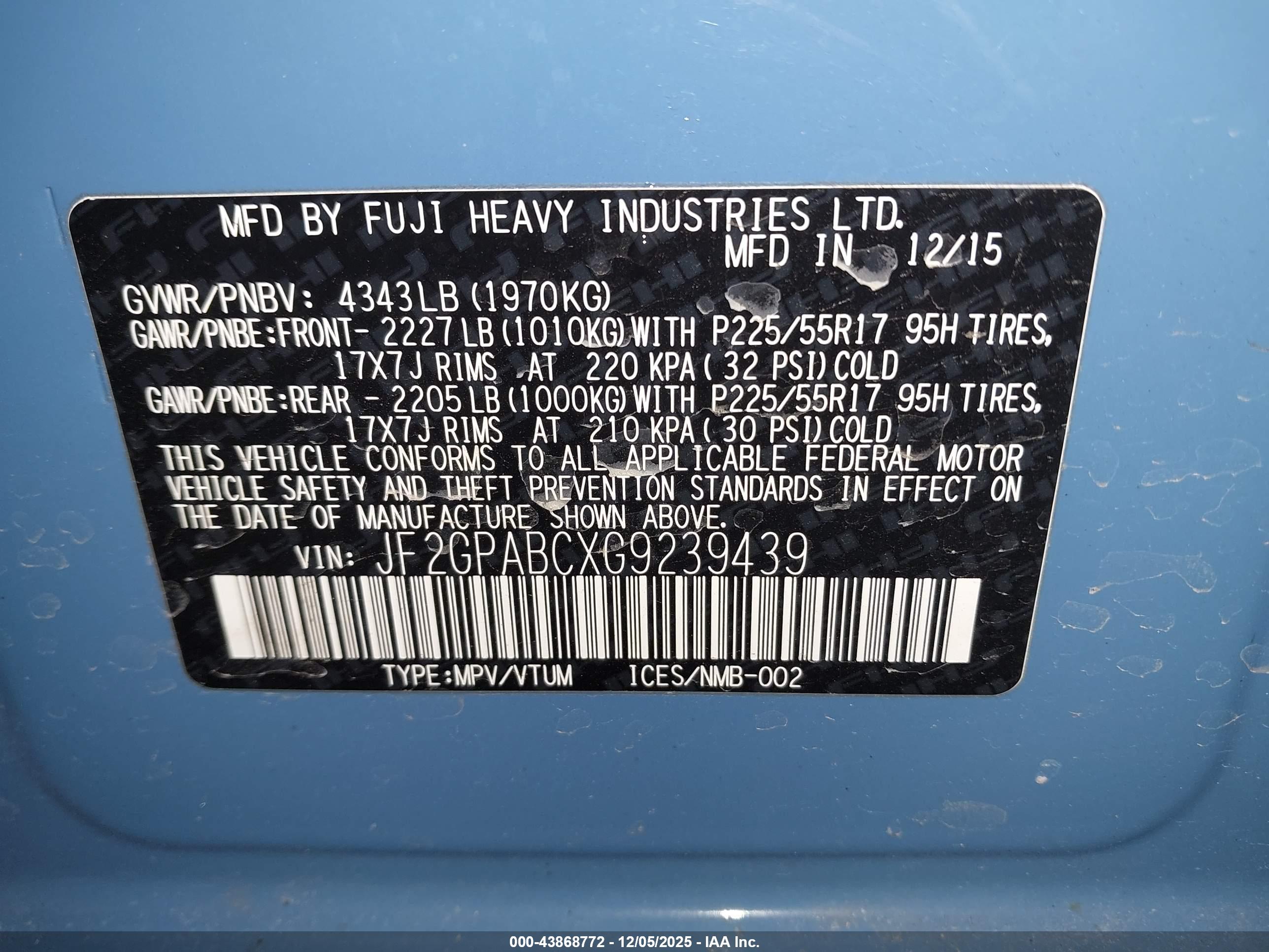SUBARU CROSSTREK image 9