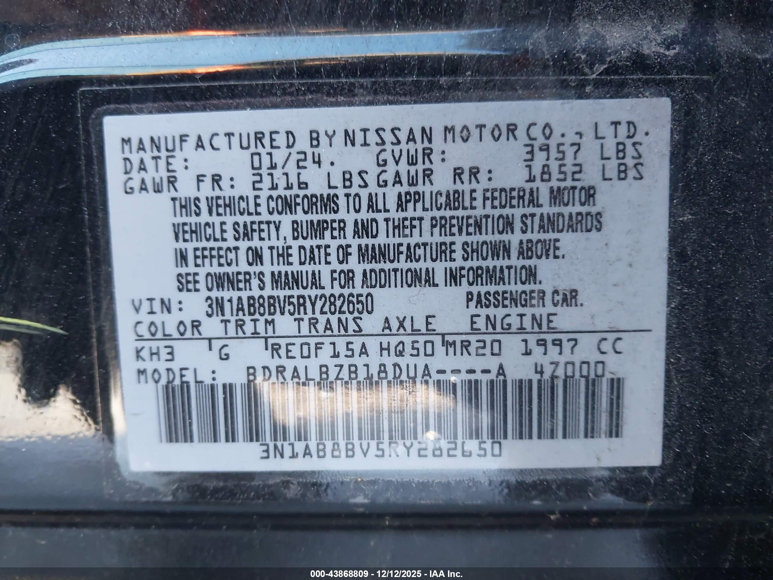 NISSAN SENTRA image 9