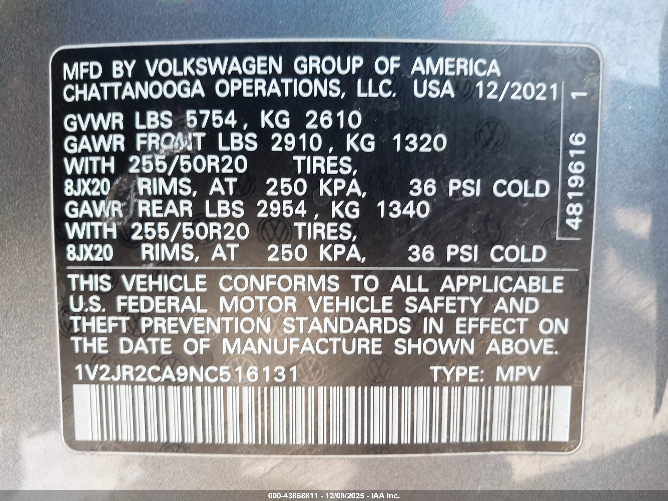 VOLKSWAGEN ATLAS image 9
