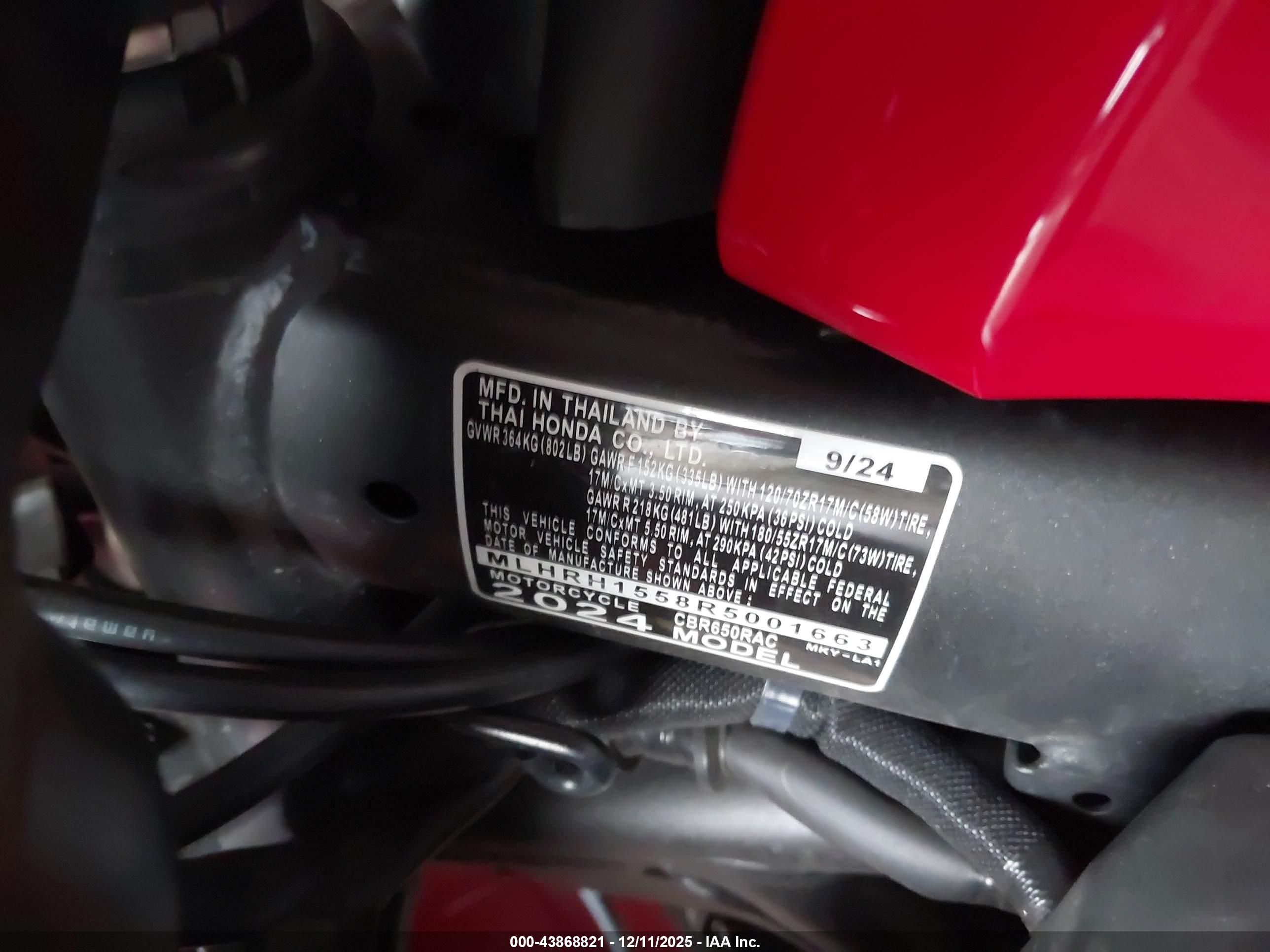 HONDA CBR650 image 10
