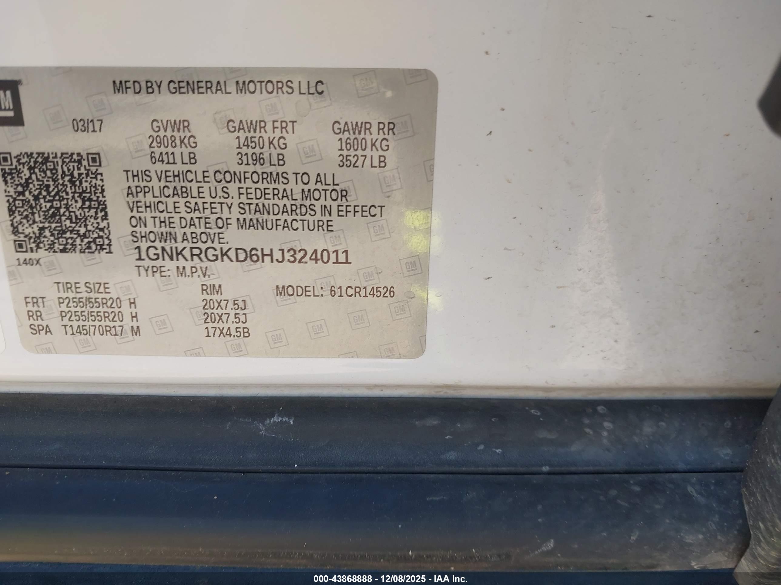 CHEVROLET TRAVERSE image 9