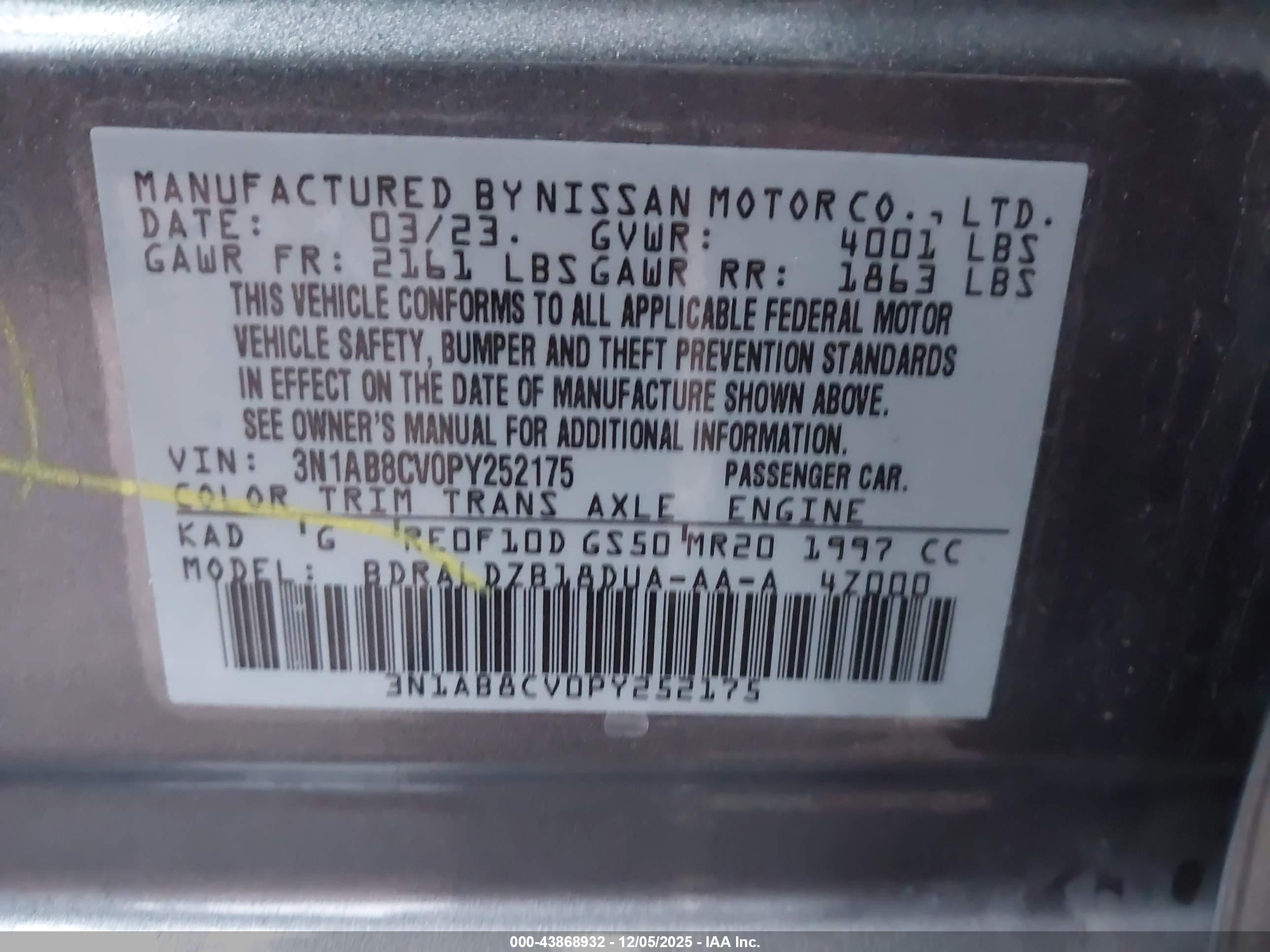 NISSAN SENTRA image 9