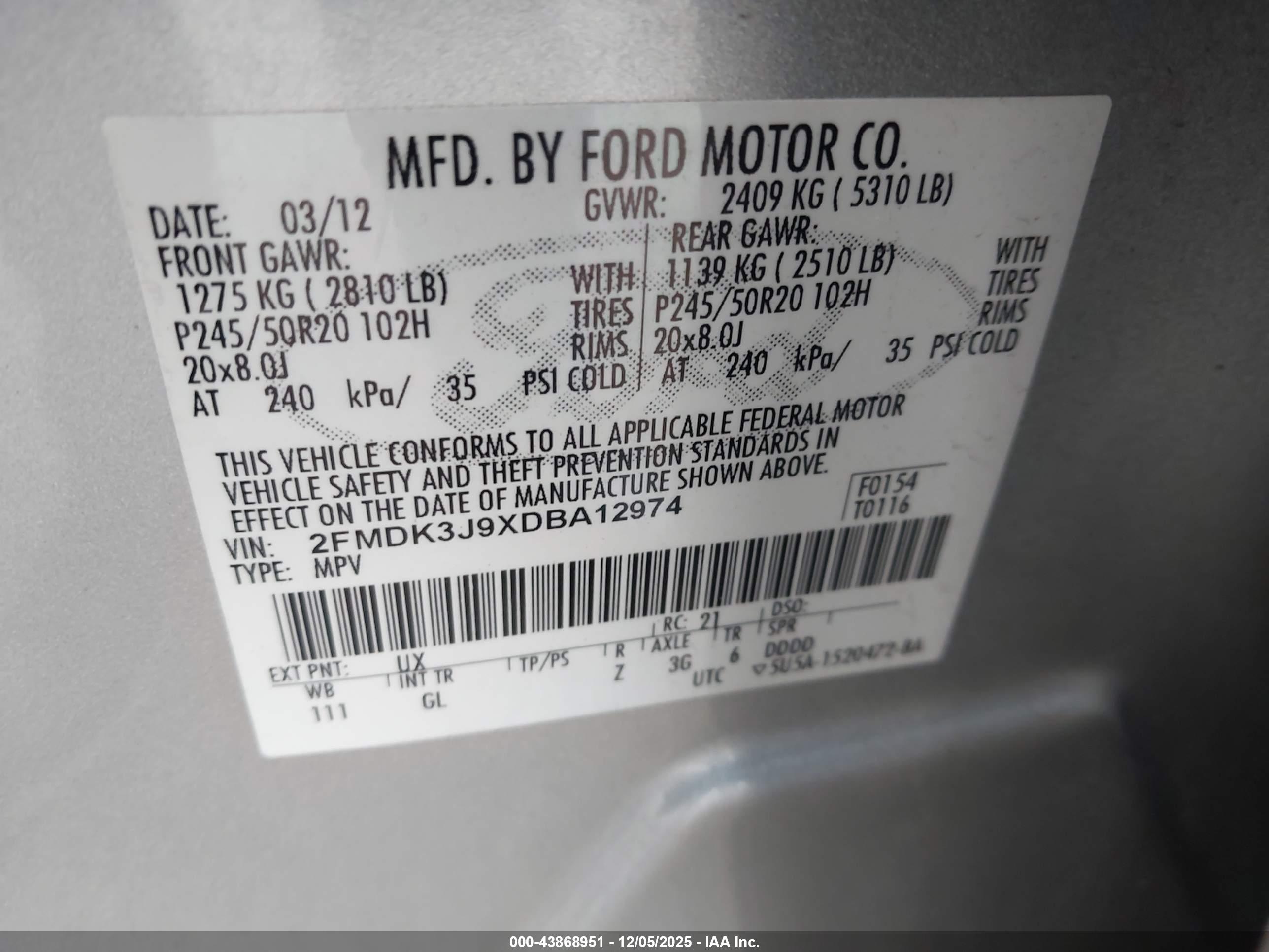 FORD EDGE image 9