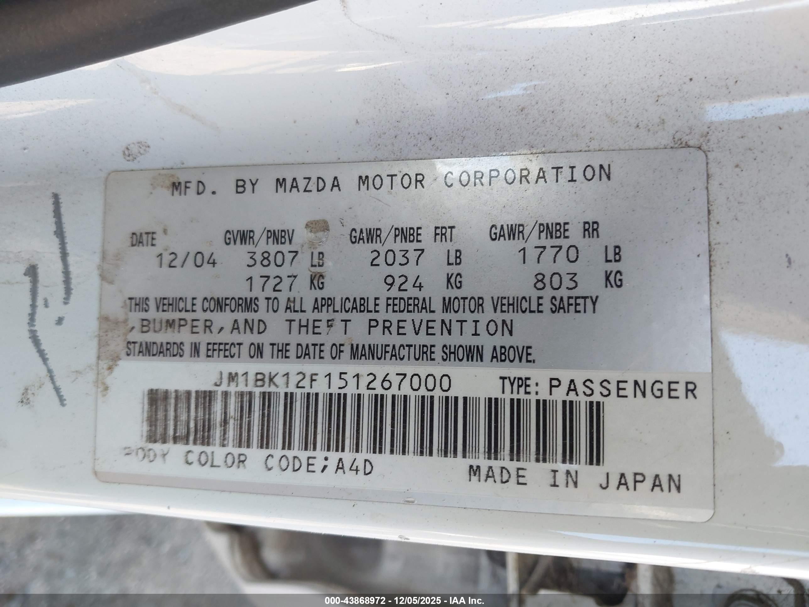 MAZDA MAZDA3 image 9