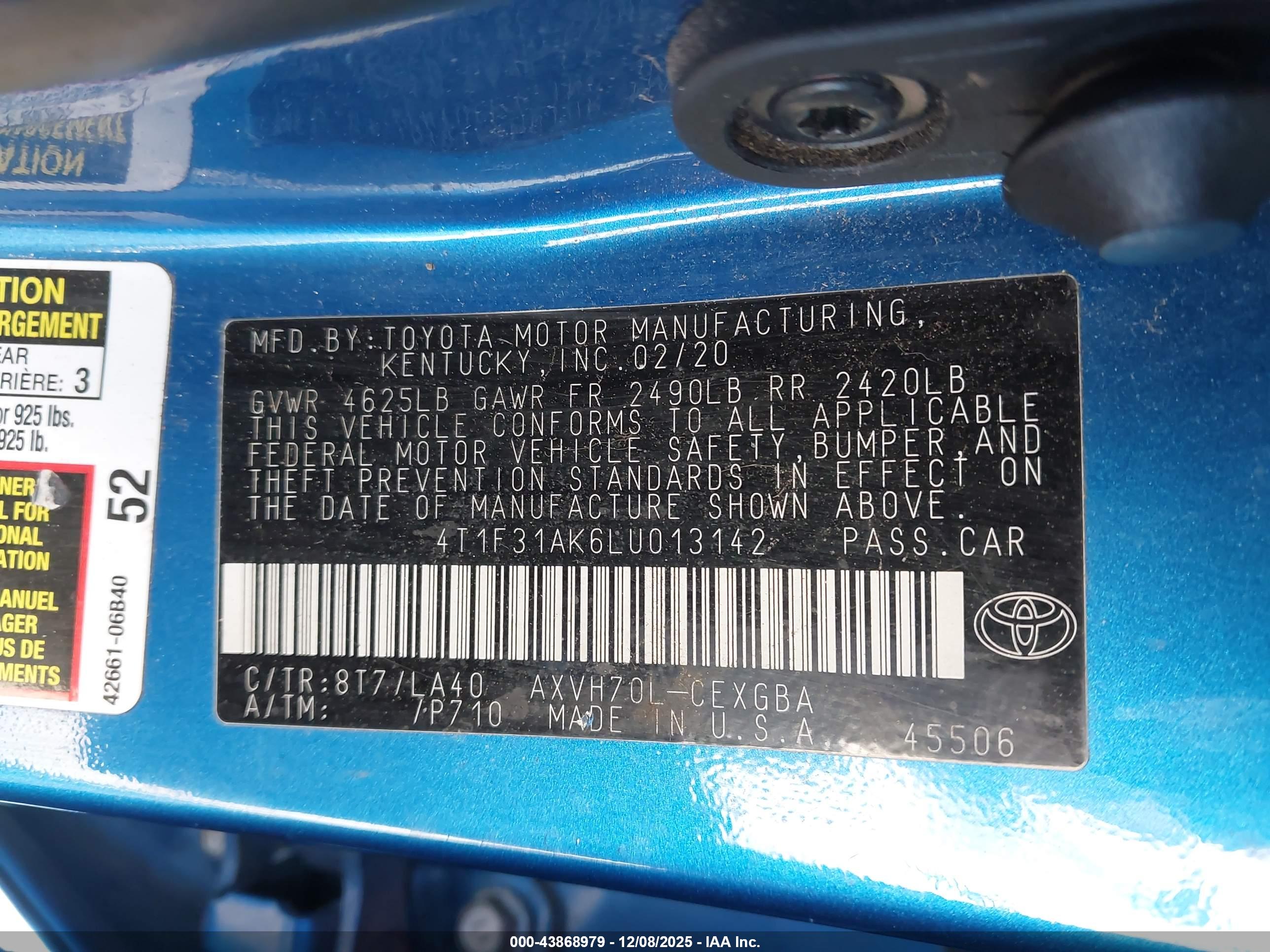 TOYOTA CAMRY image 9