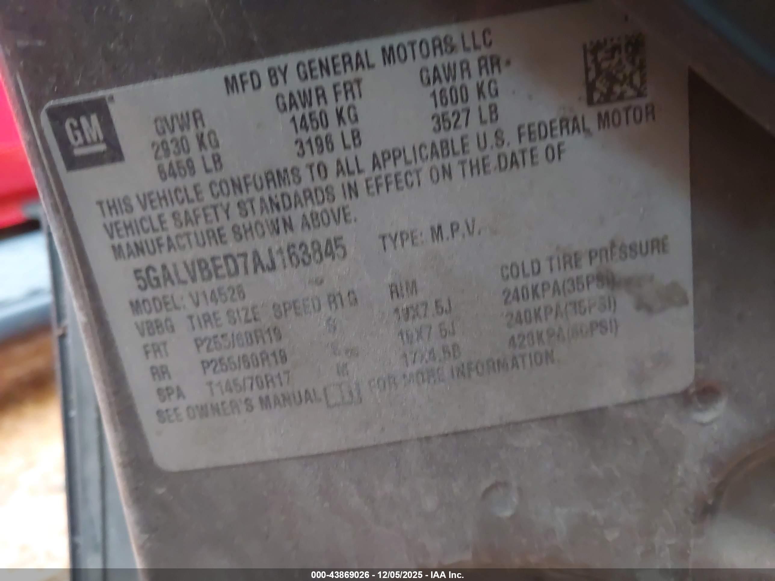 BUICK ENCLAVE image 9