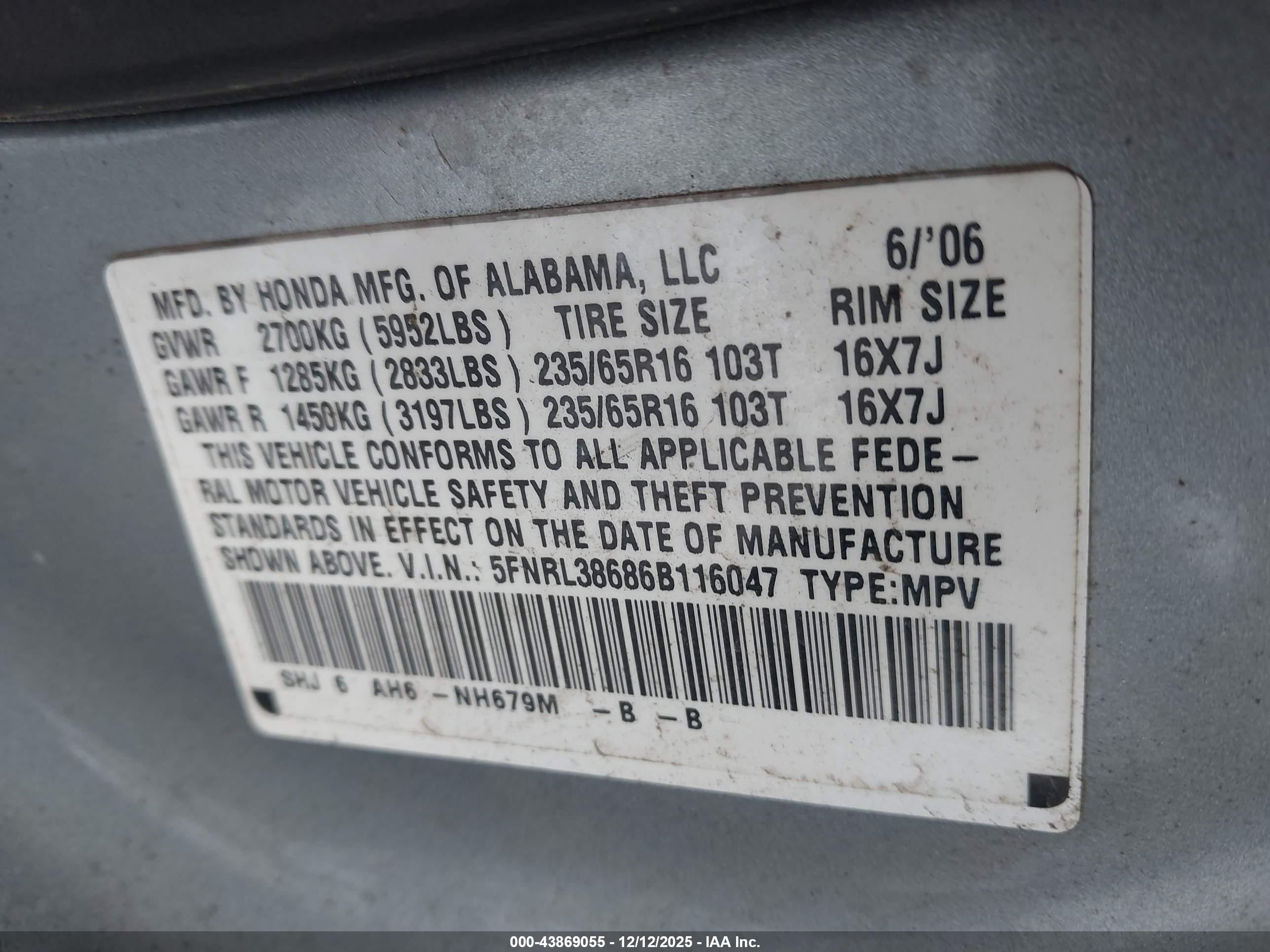HONDA ODYSSEY image 9