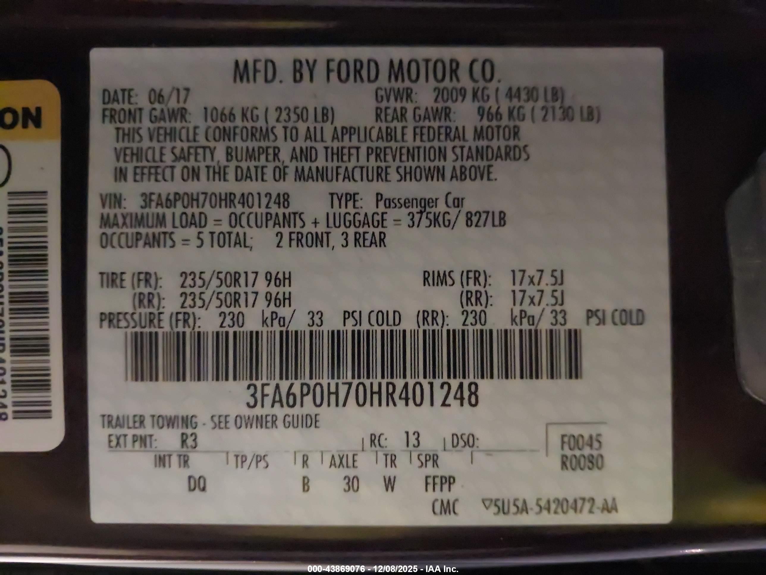 FORD FUSION image 9