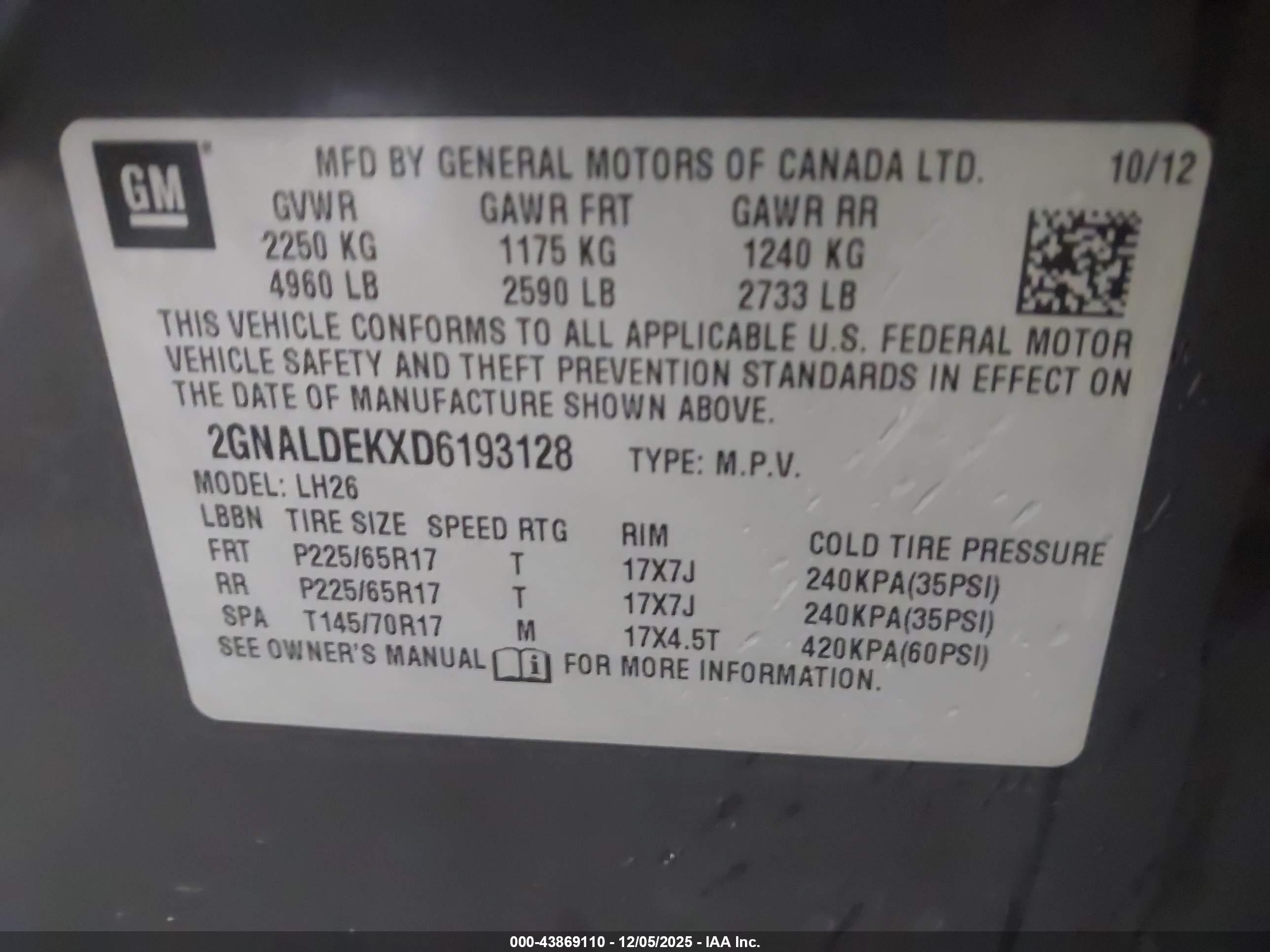 CHEVROLET EQUINOX image 9