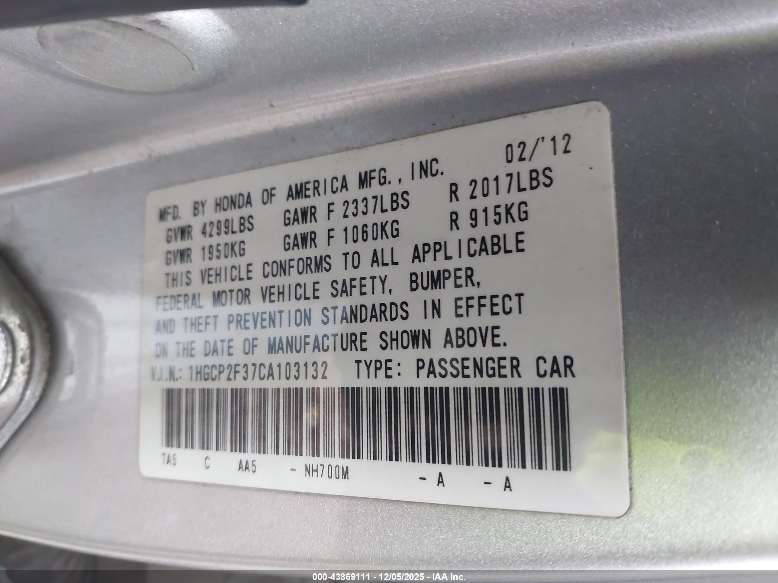 HONDA ACCORD image 9