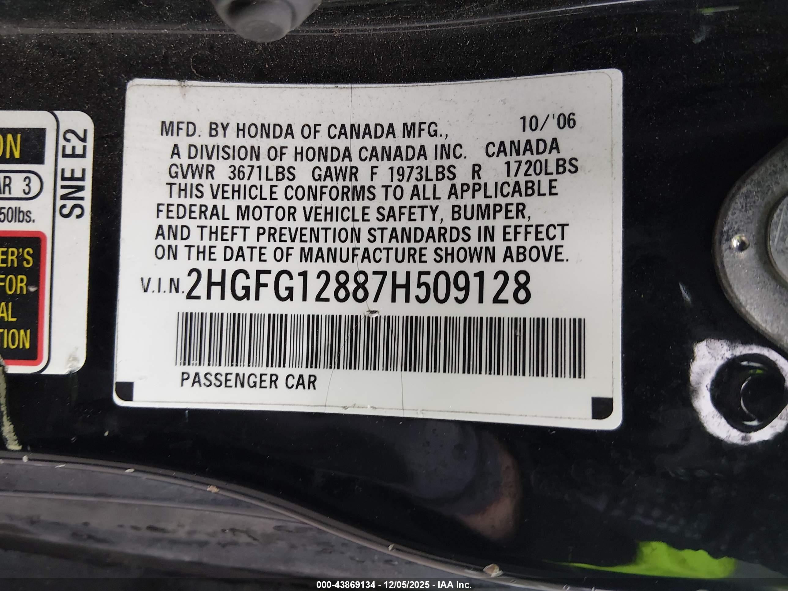 HONDA CIVIC image 9