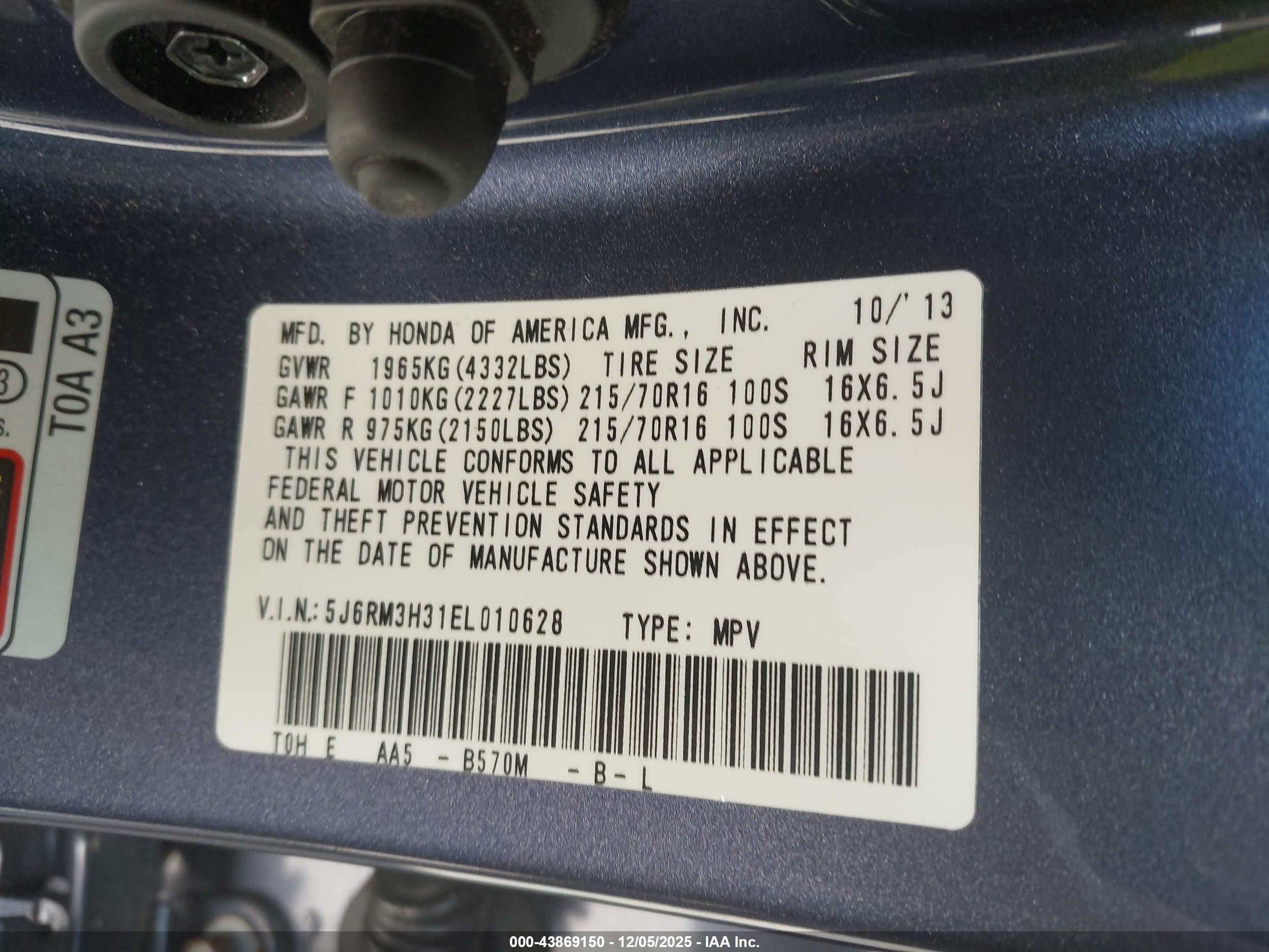 HONDA CR-V image 9