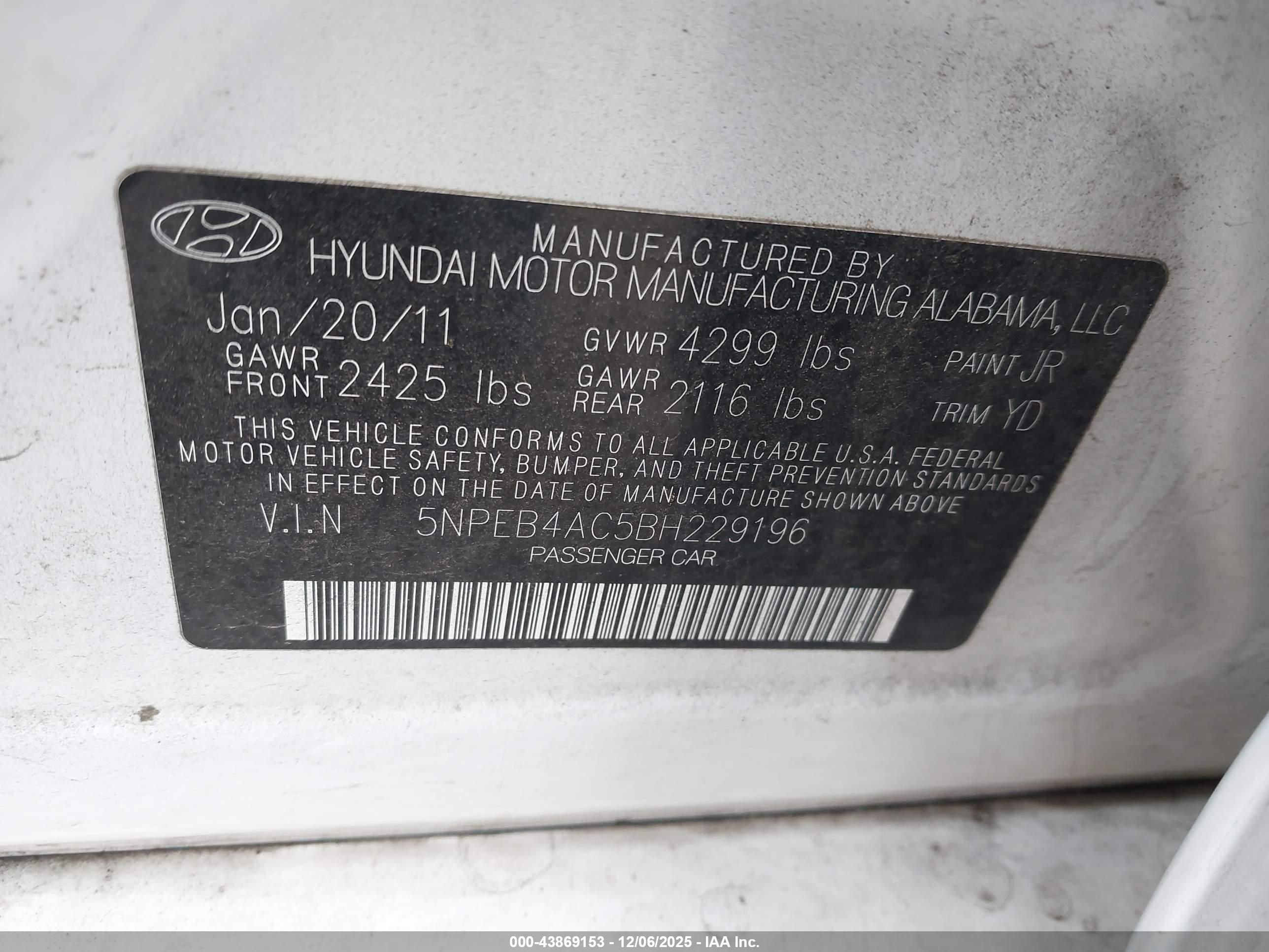 HYUNDAI SONATA image 9