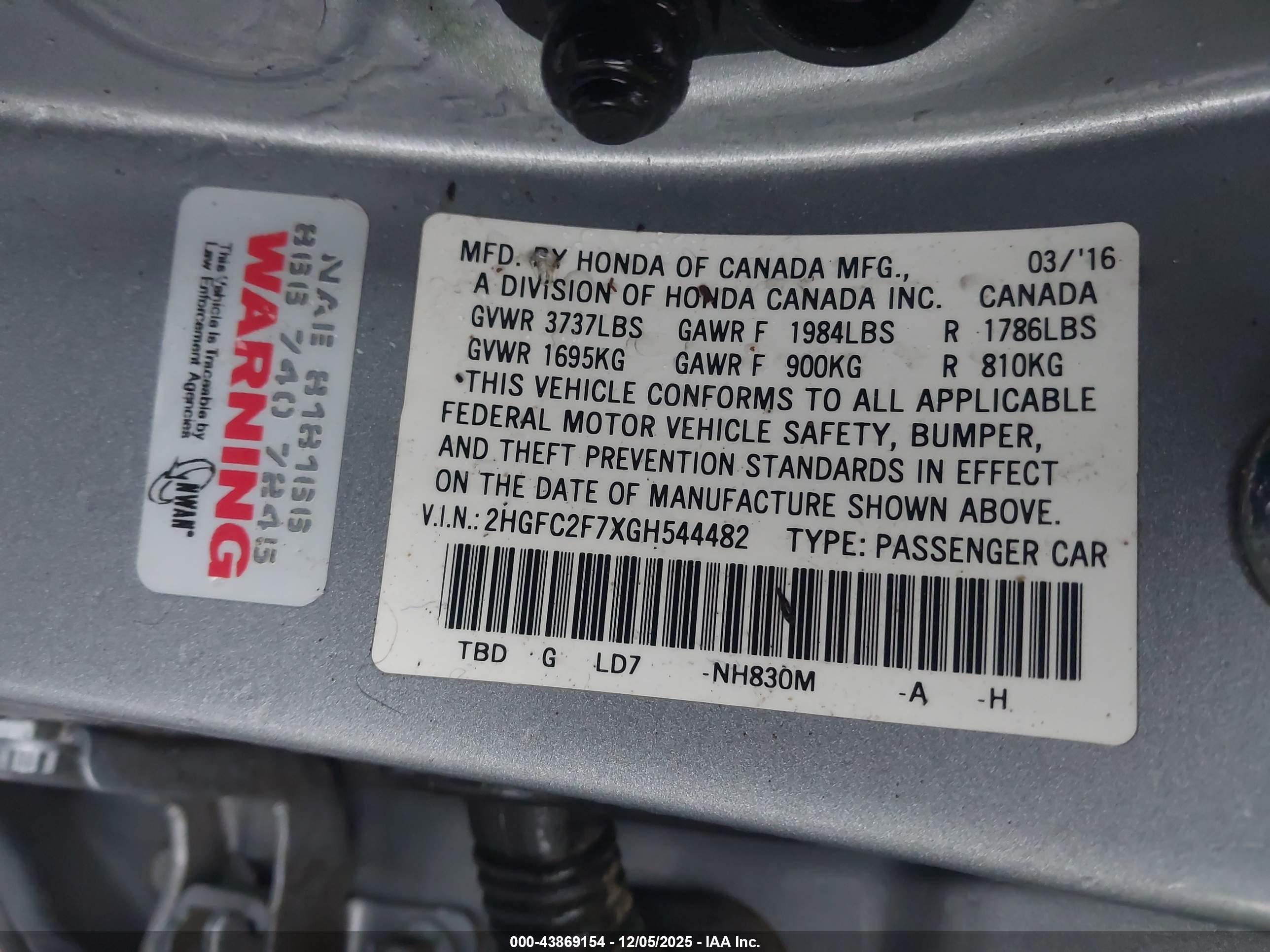 HONDA CIVIC image 9
