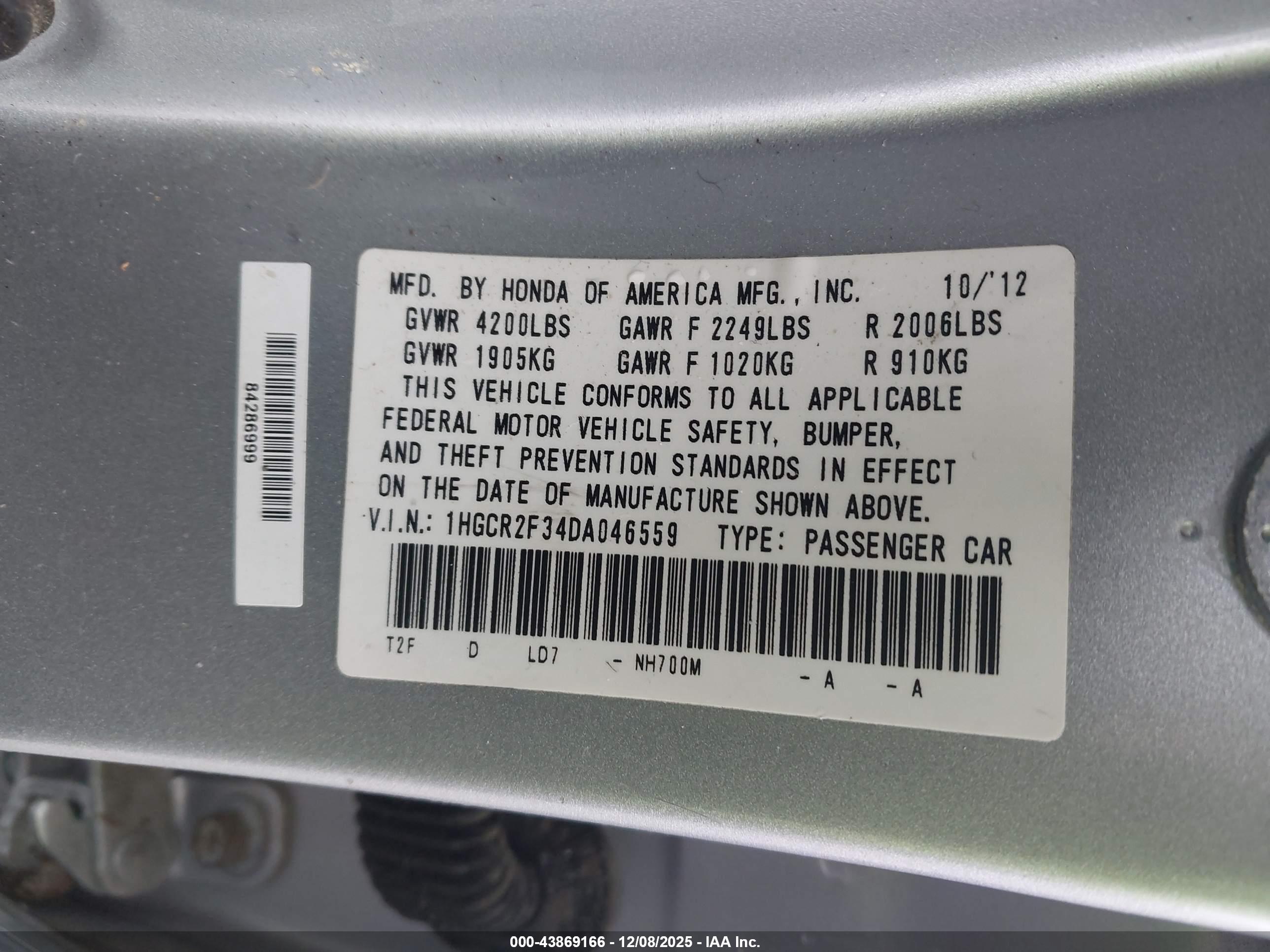 HONDA ACCORD image 9