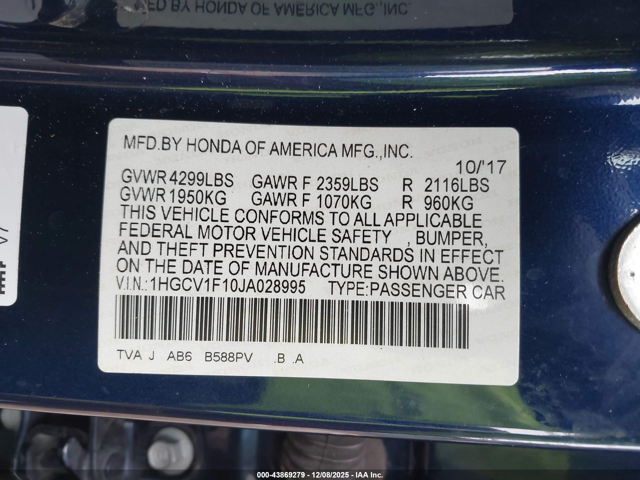 HONDA ACCORD image 9