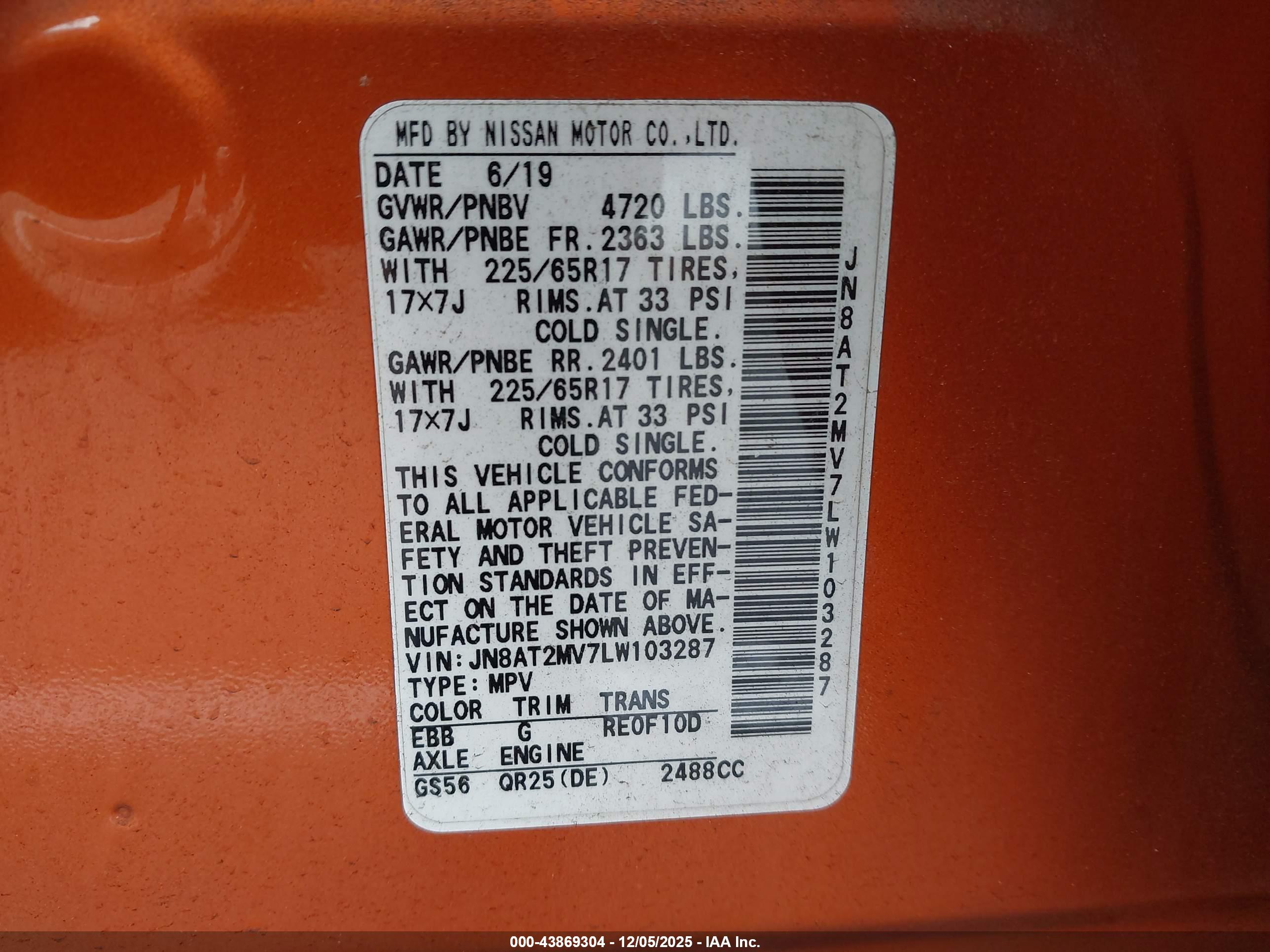 NISSAN ROGUE image 9