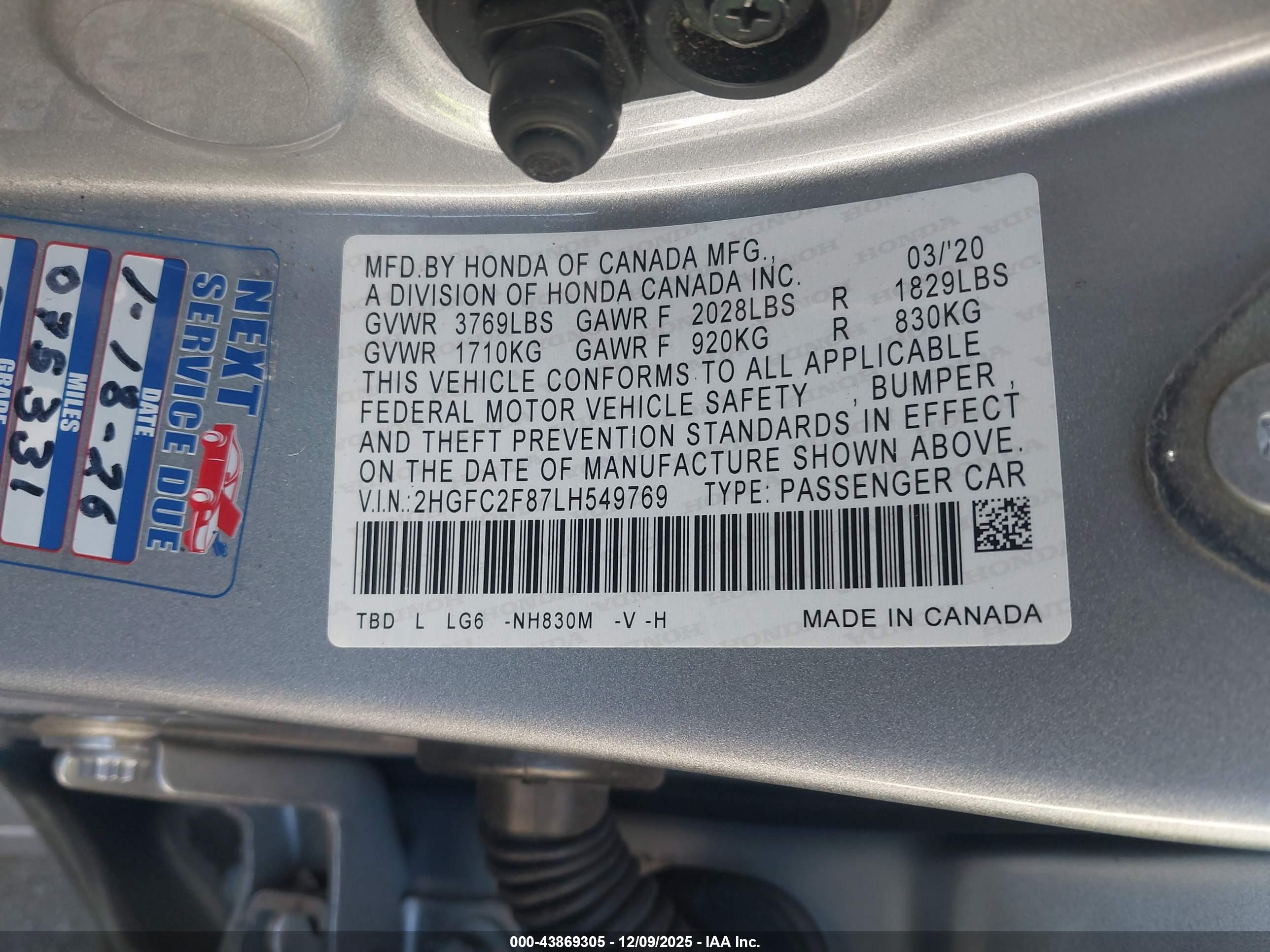 HONDA CIVIC image 9