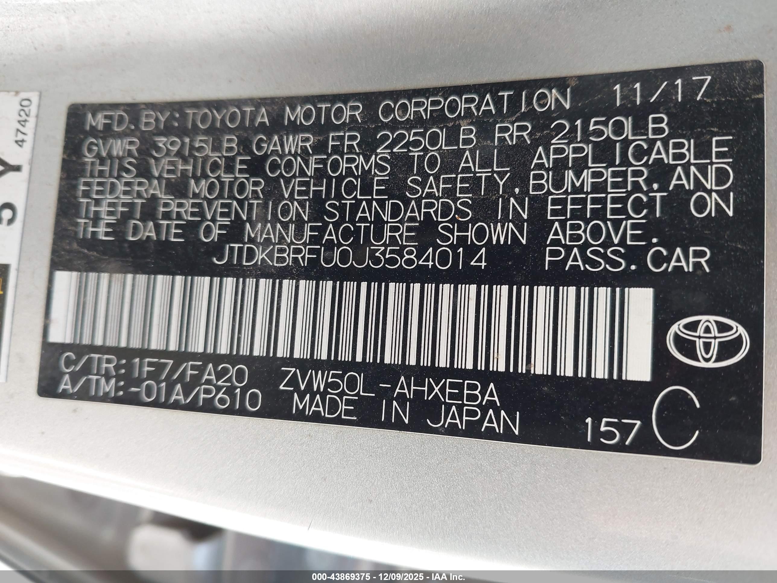 TOYOTA PRIUS image 9