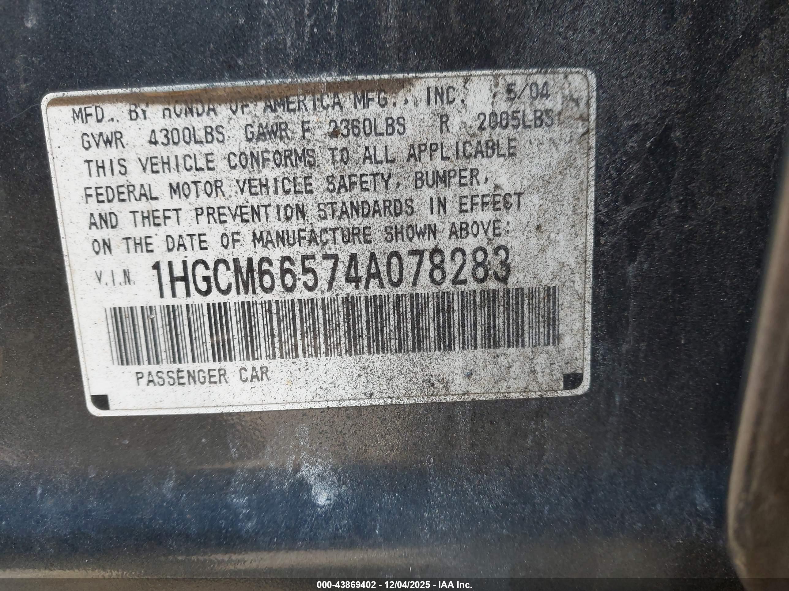 HONDA ACCORD image 9