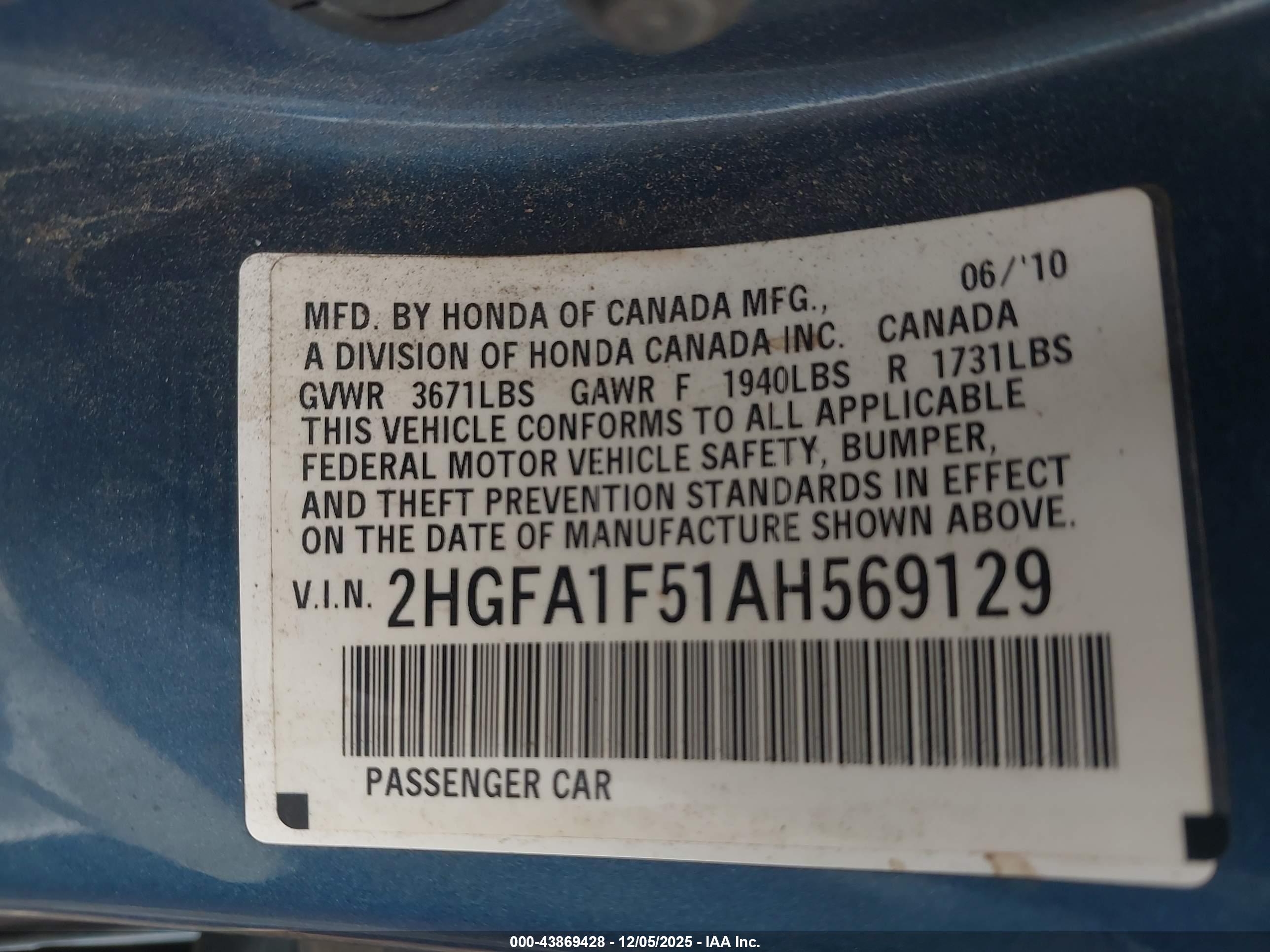 HONDA CIVIC image 9