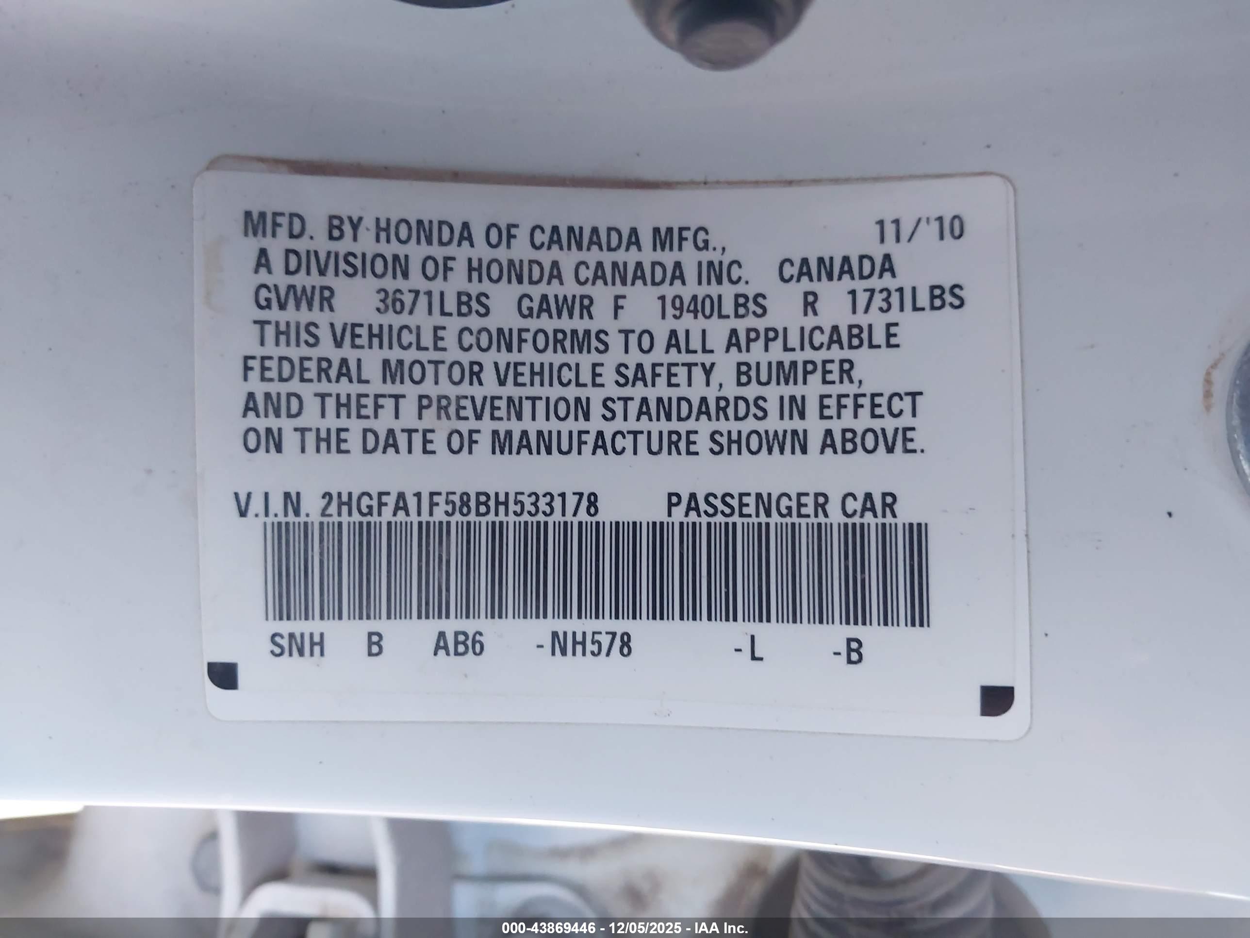 HONDA CIVIC image 9