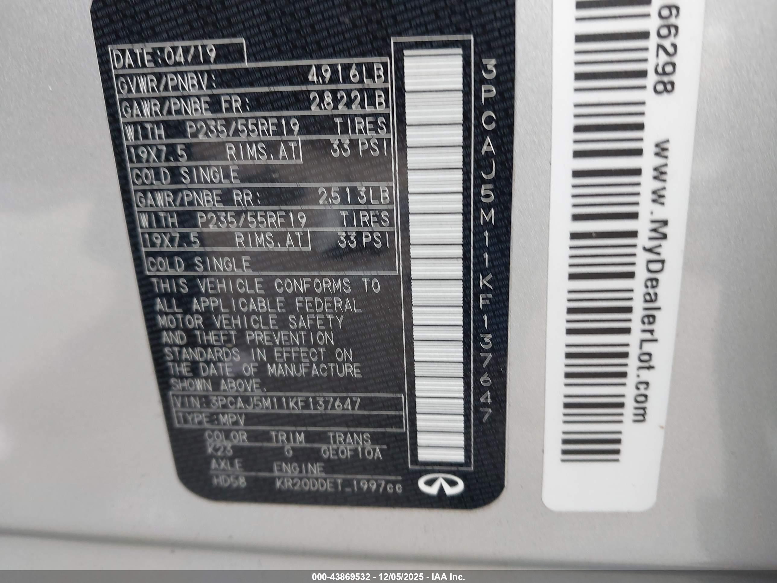 INFINITI QX50 image 9