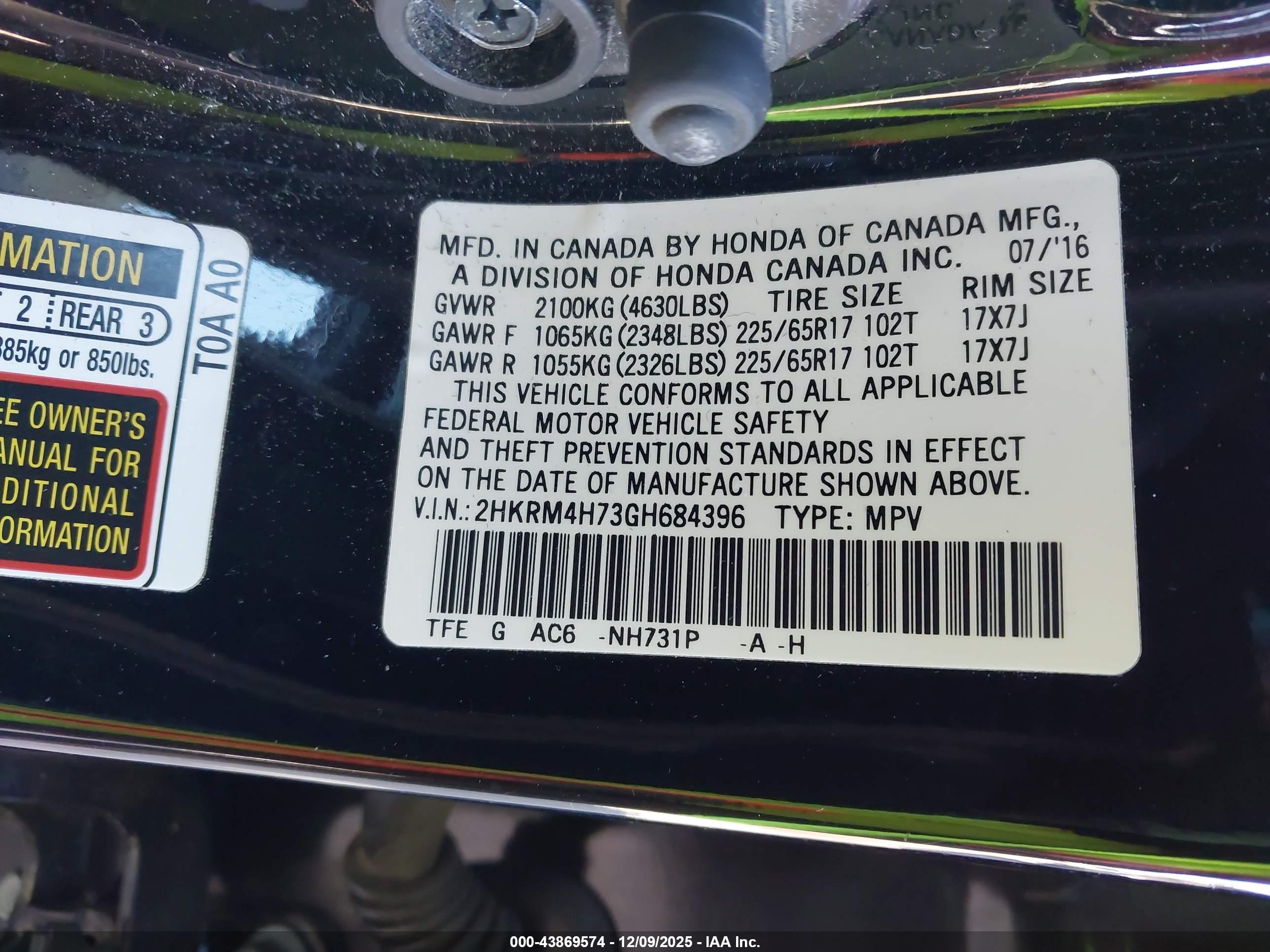 HONDA CR-V image 9