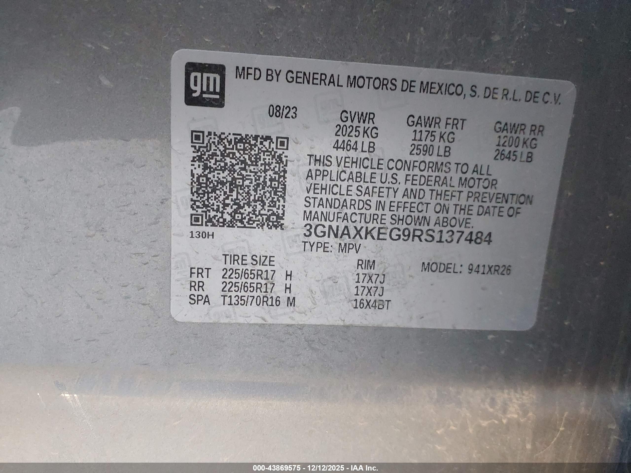 CHEVROLET EQUINOX image 9