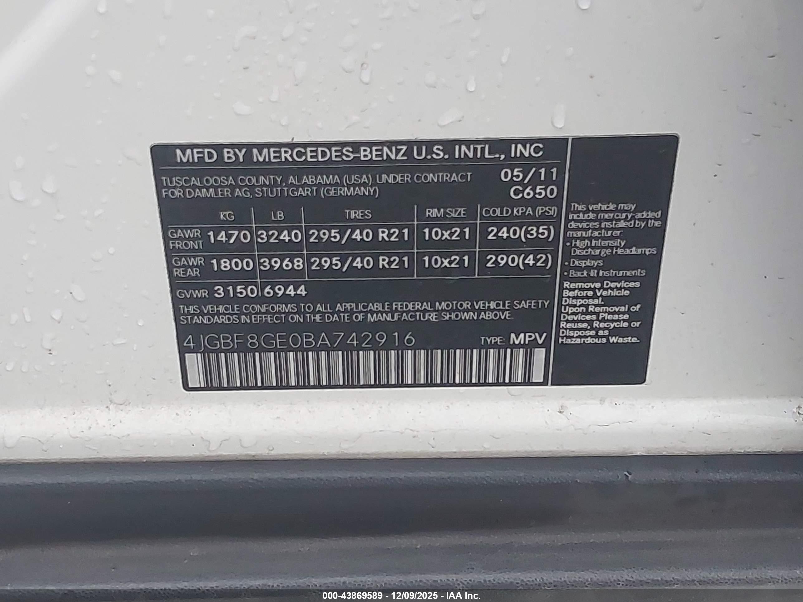 MERCEDES-BENZ GL image 9